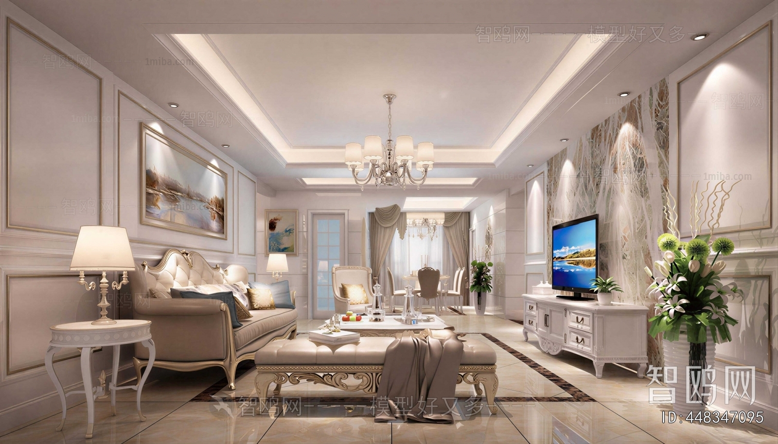 European Style A Living Room