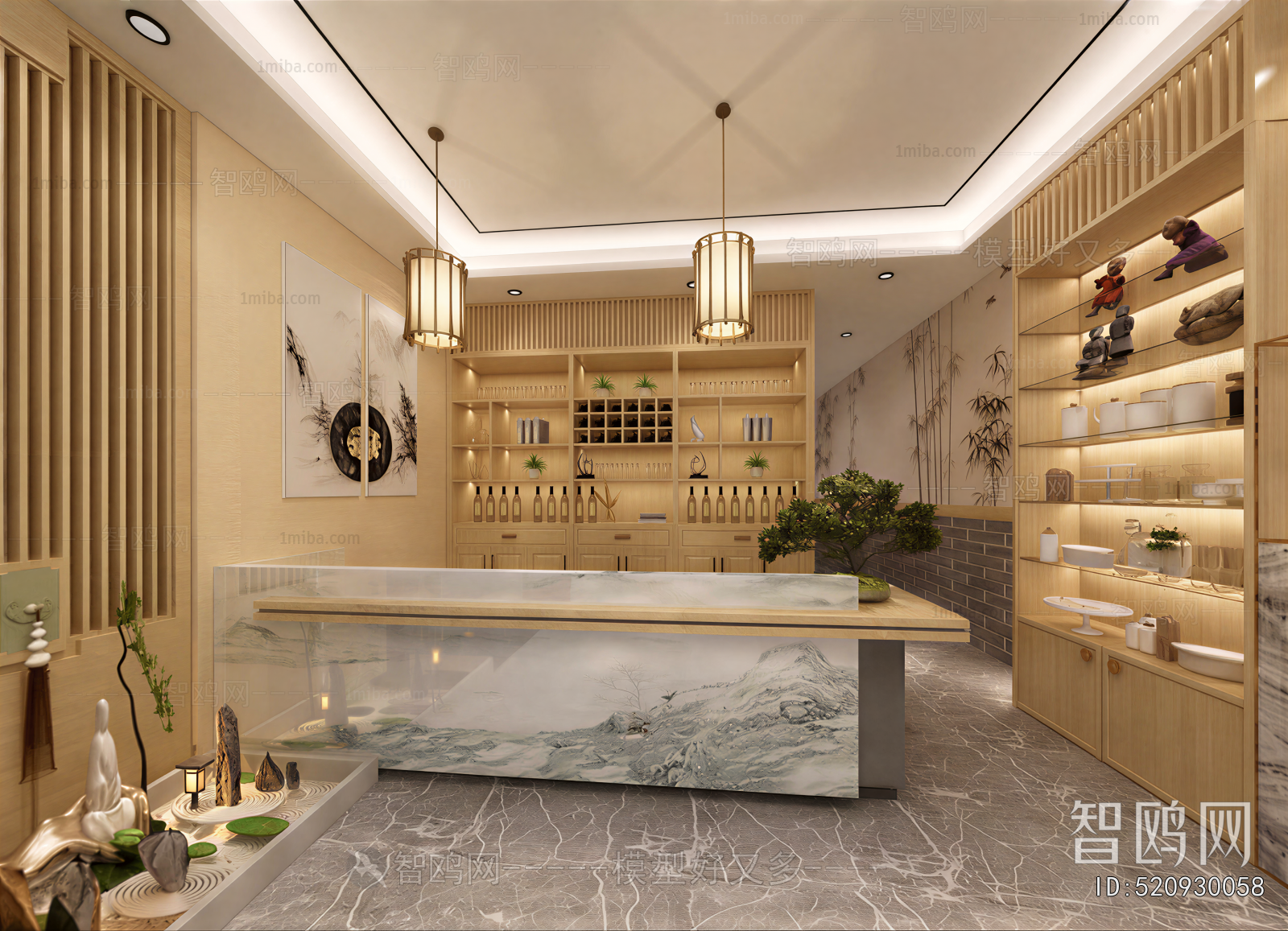 New Chinese Style Lobby Hall
