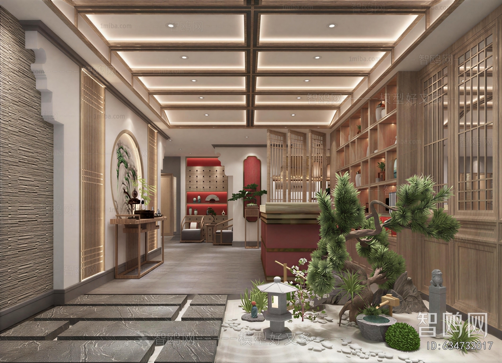 New Chinese Style Teahouse Tea House