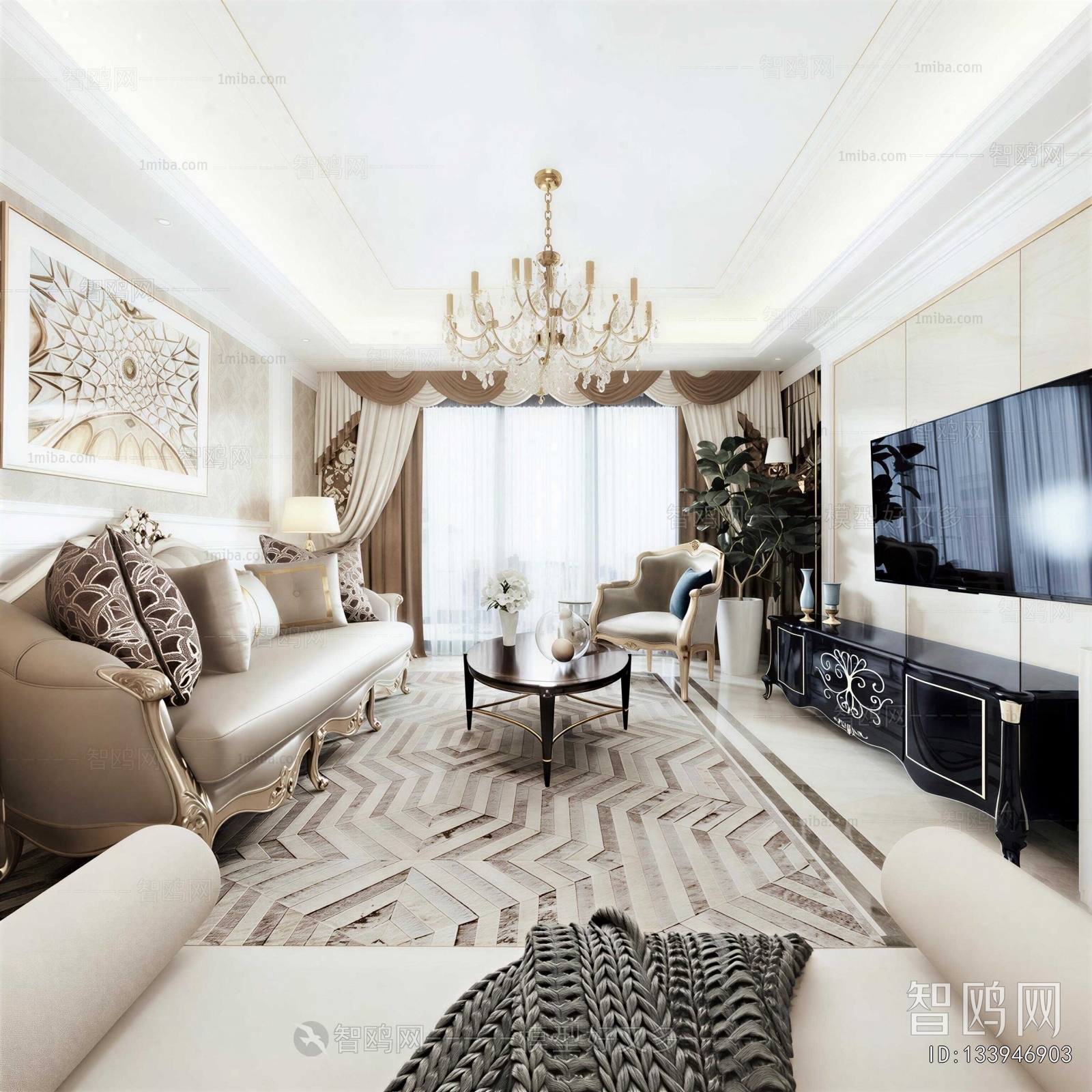 European Style A Living Room