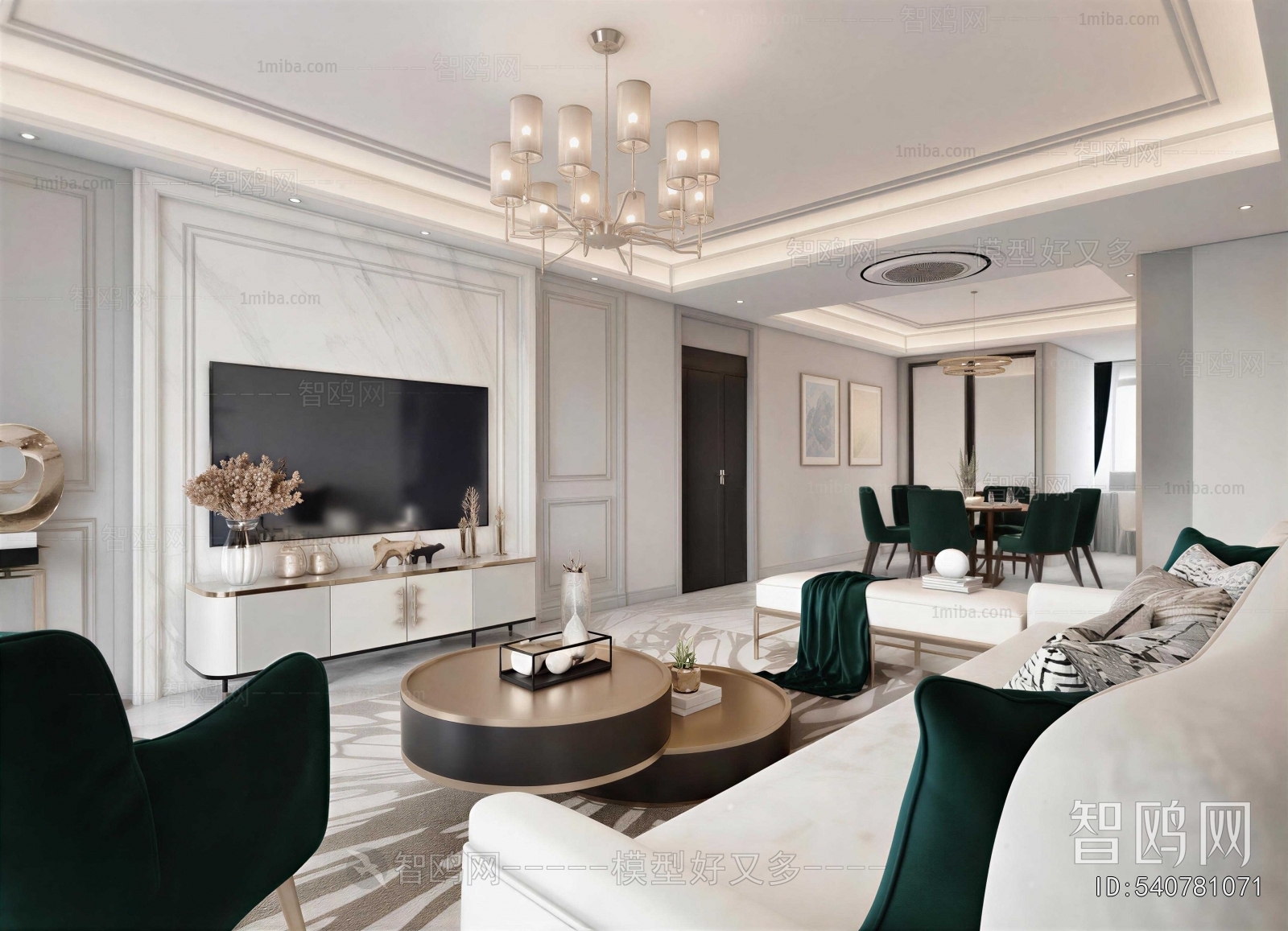 American Style A Living Room