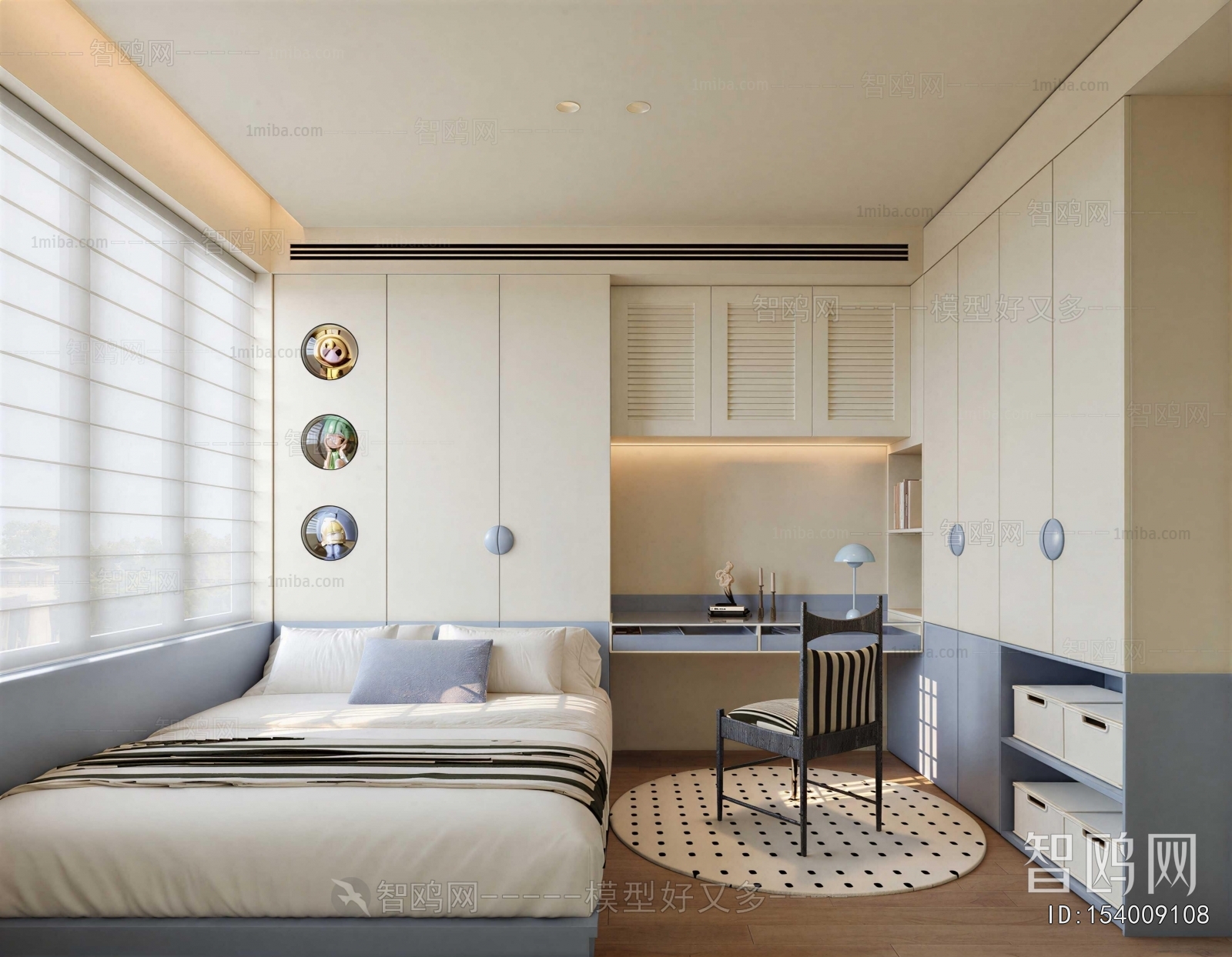 Modern Boy's Room And Son's Room