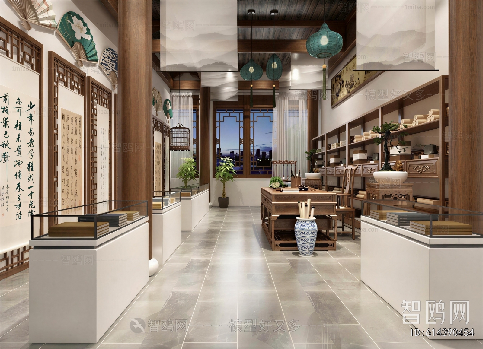 New Chinese Style Exhibition Hall