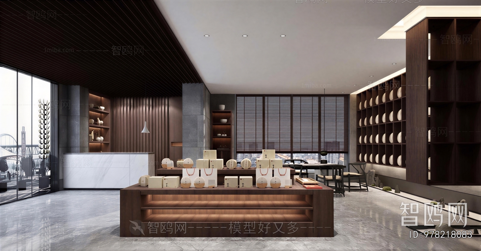 New Chinese Style Tea Shop