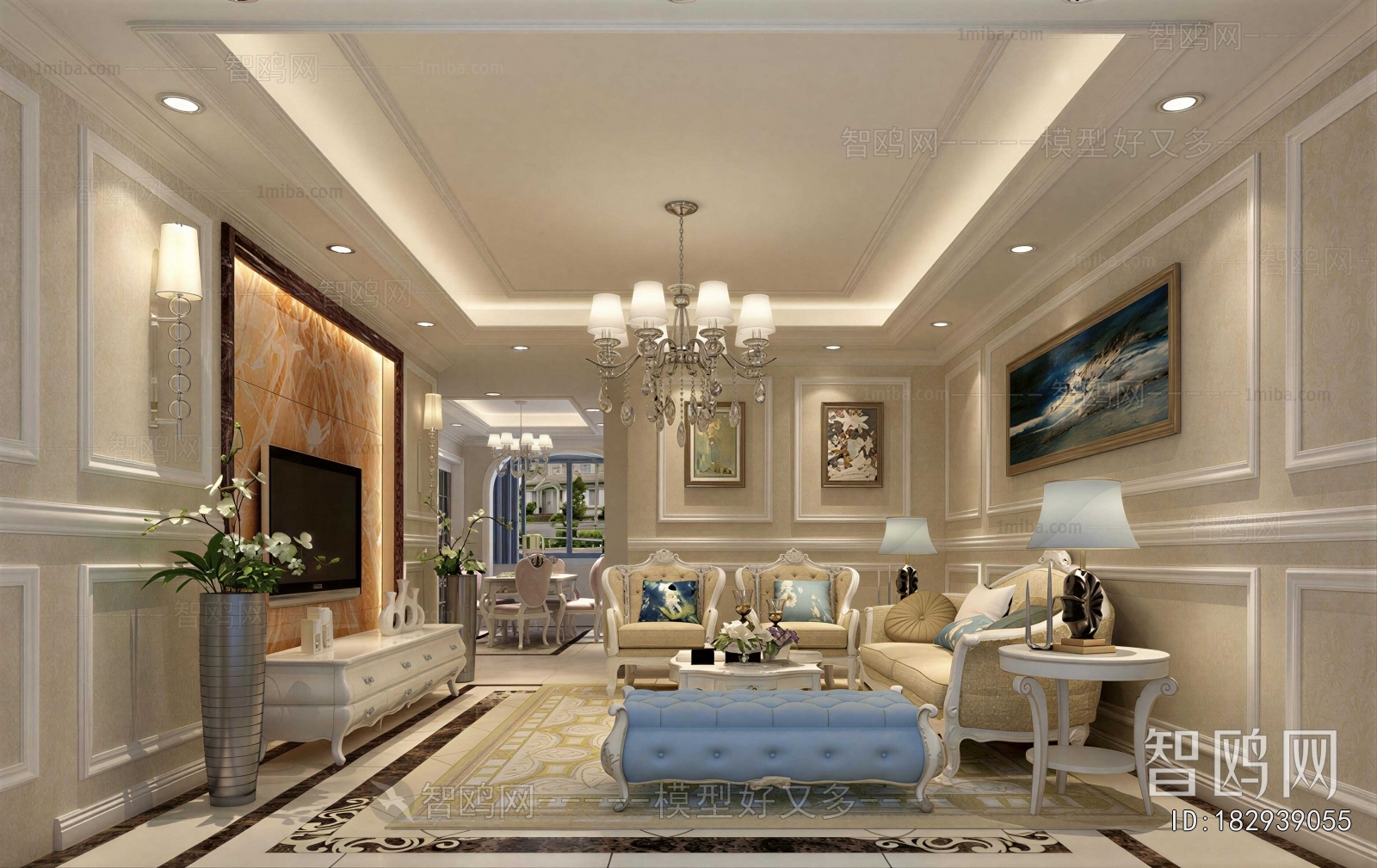 European Style A Living Room