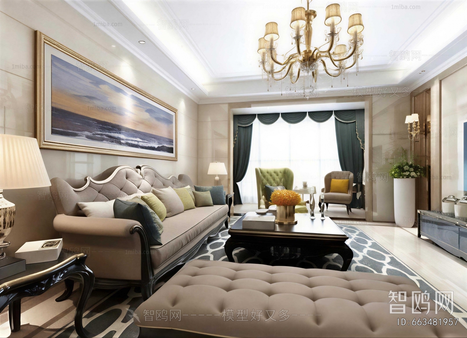 European Style A Living Room