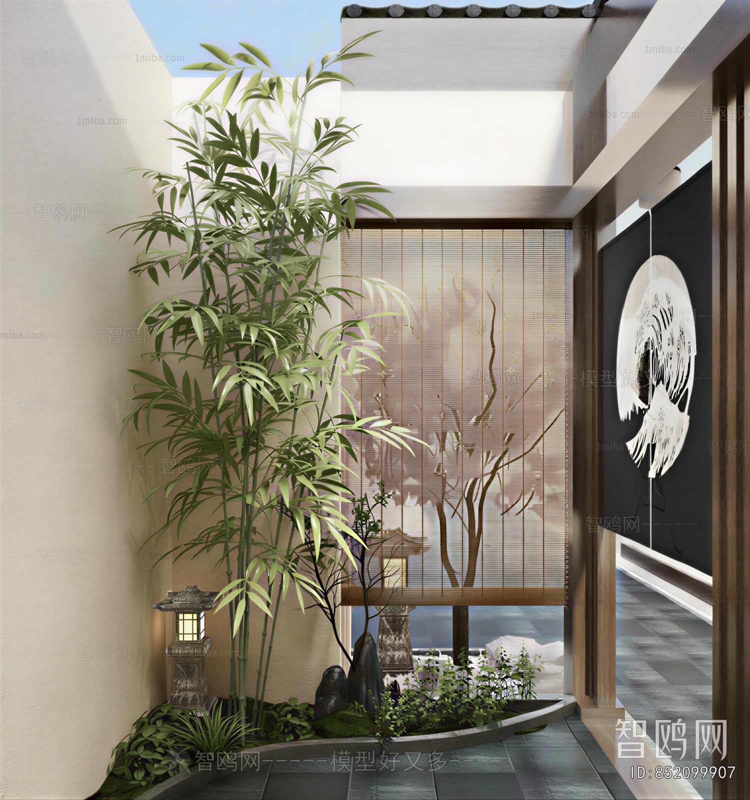 New Chinese Style Plant Landscaping