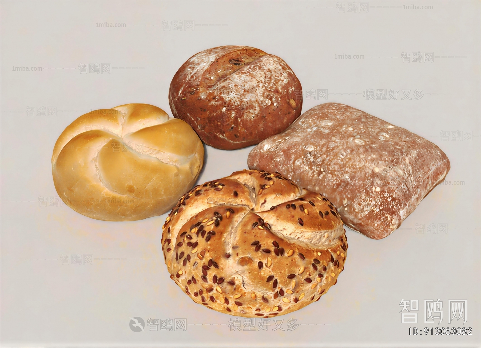 Modern Bread Cake