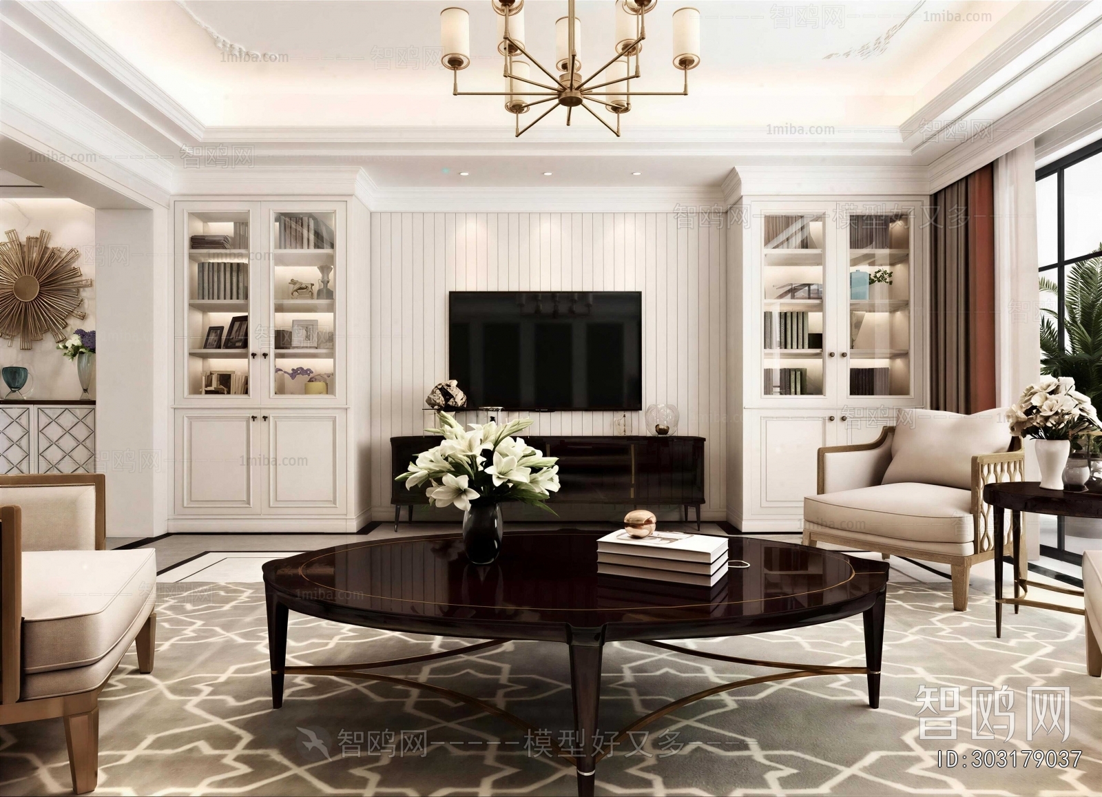American Style A Living Room