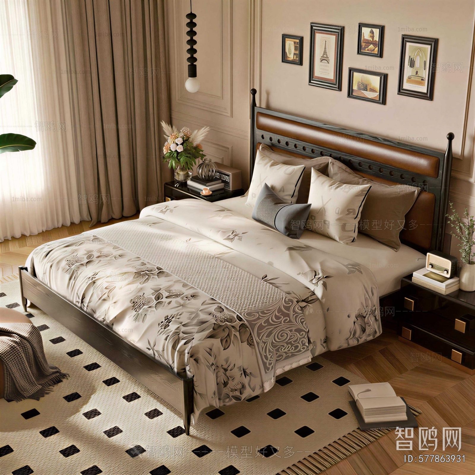 French Style Double Bed
