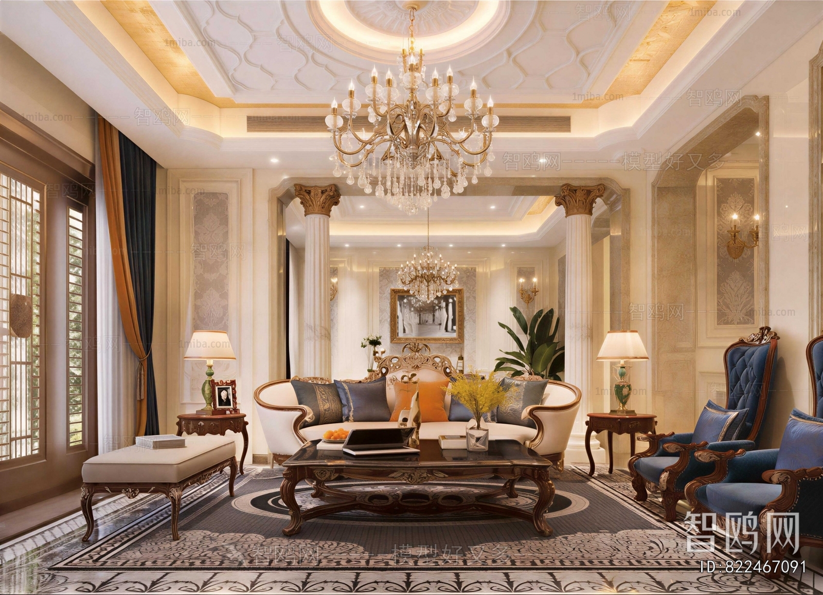 European Style A Living Room