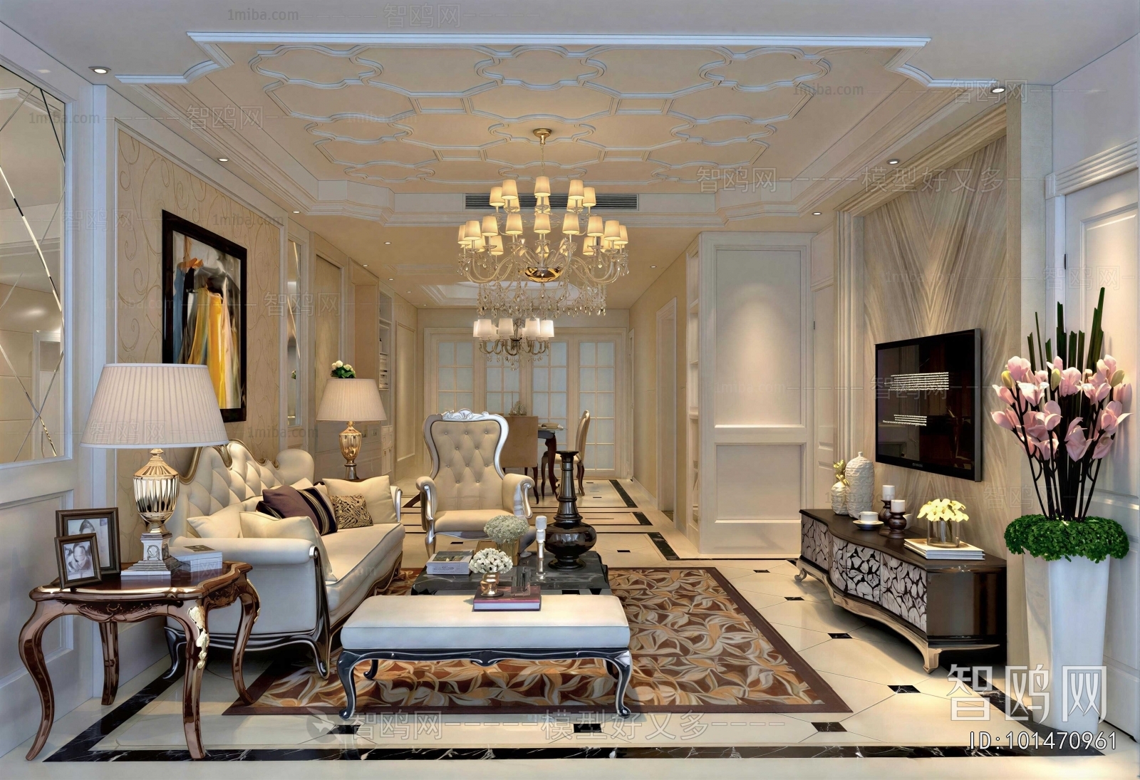 European Style A Living Room