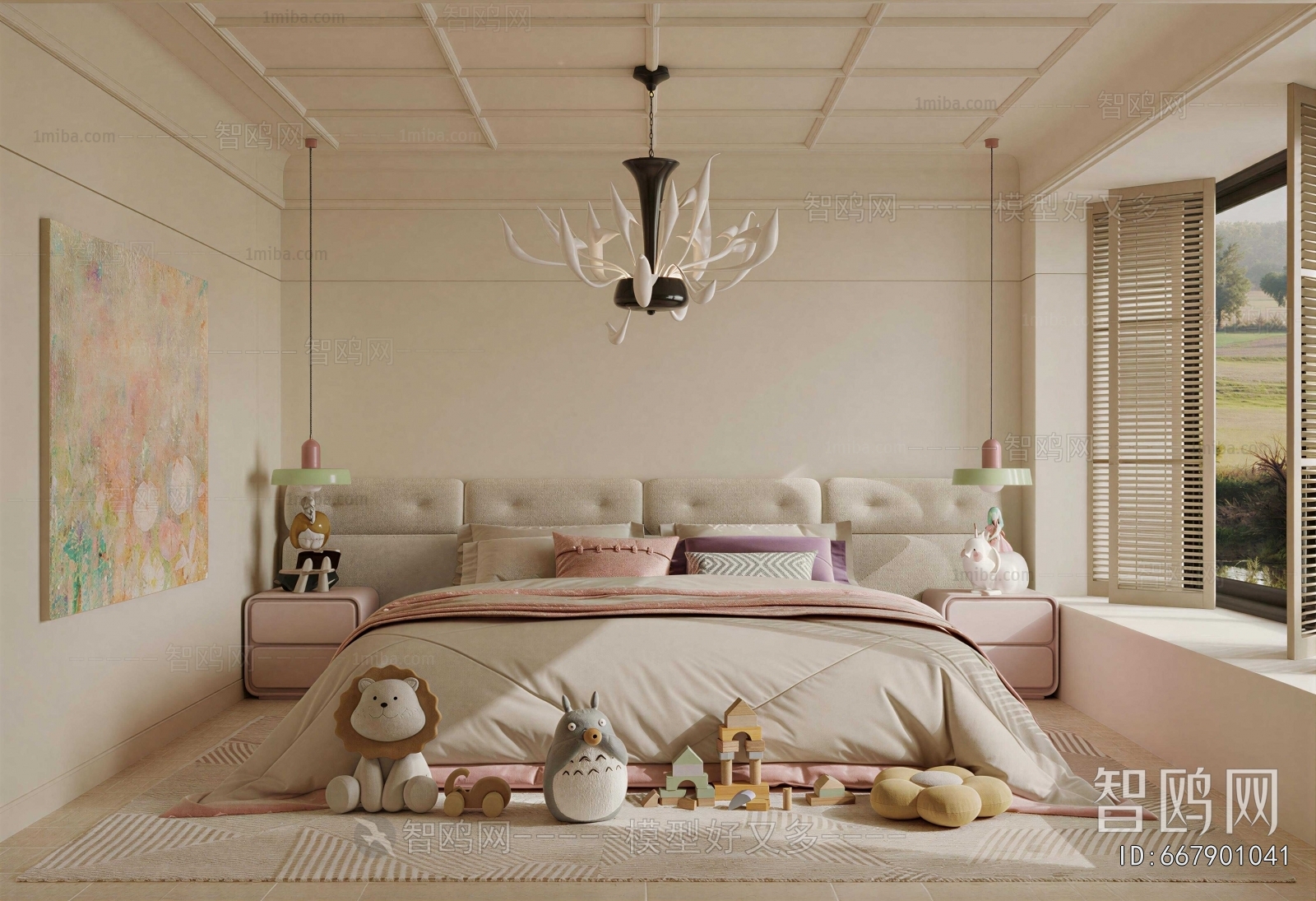 French Style Girl's Room Daughter's Room