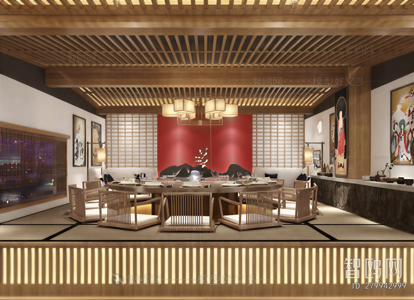 Japanese Style Restaurant Box
