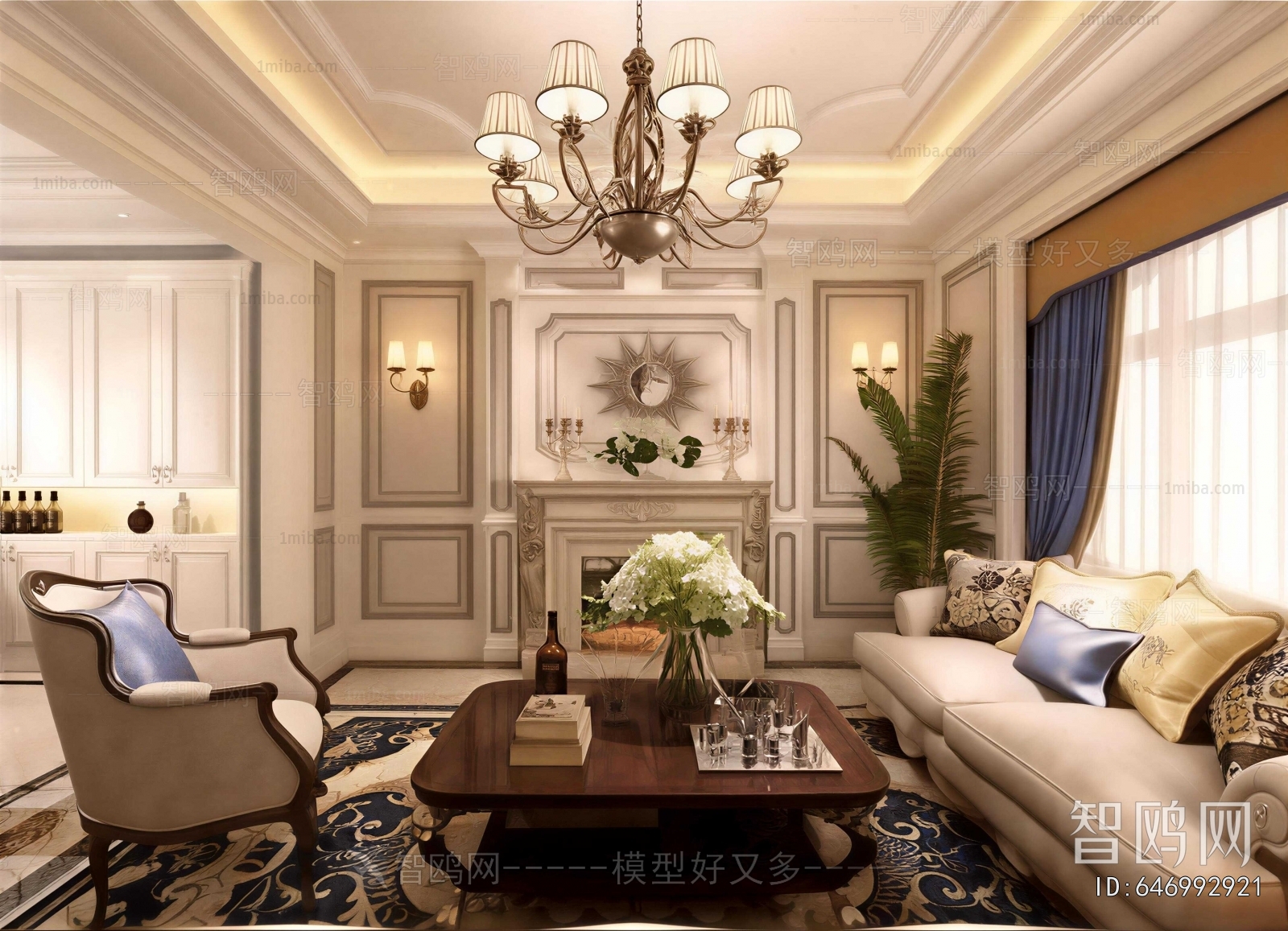 American Style A Living Room