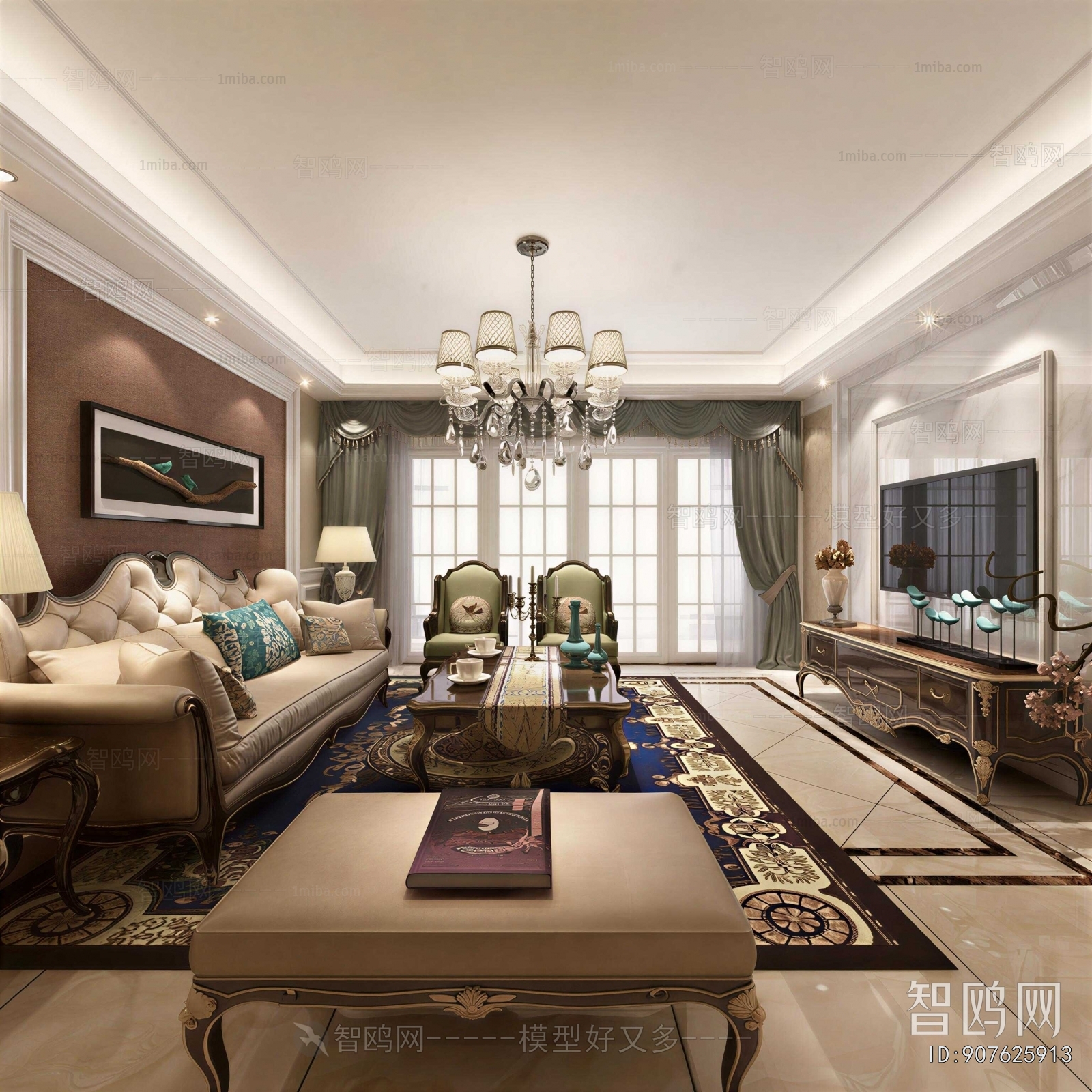 European Style A Living Room
