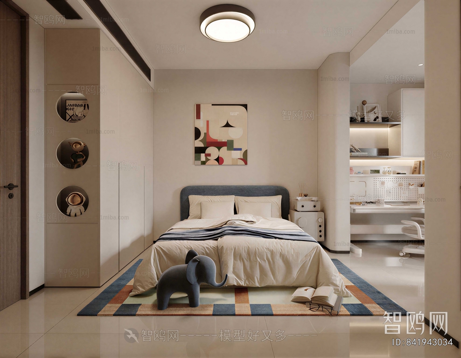 Modern Boy's Room And Son's Room