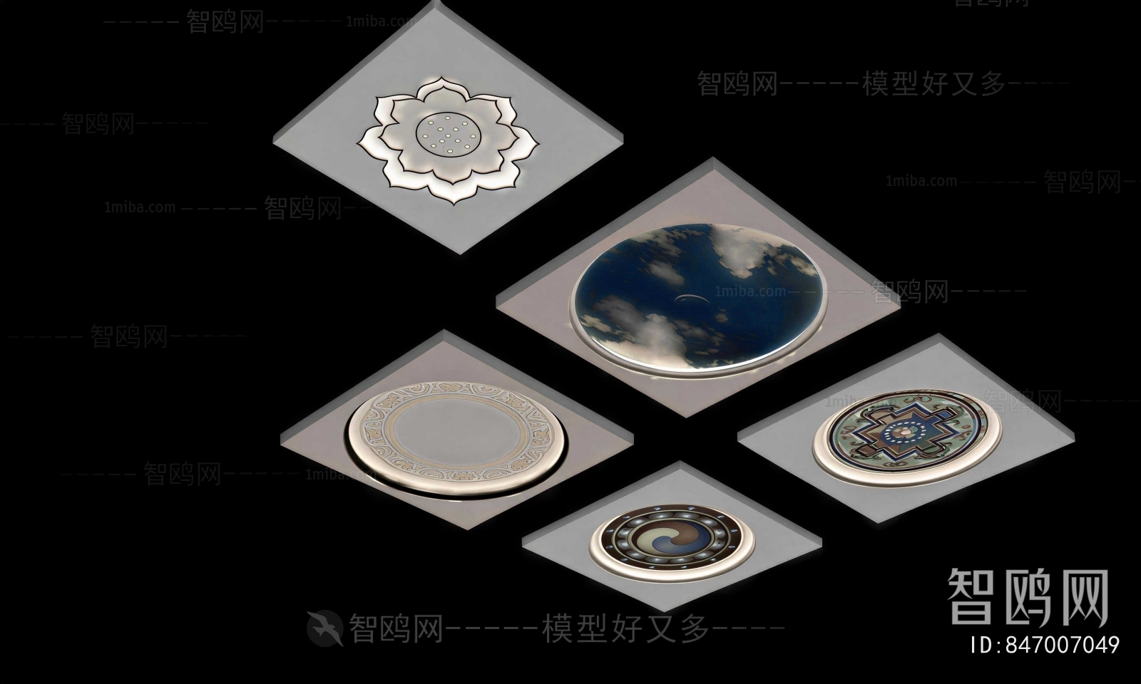 New Chinese Style Suspended Ceiling
