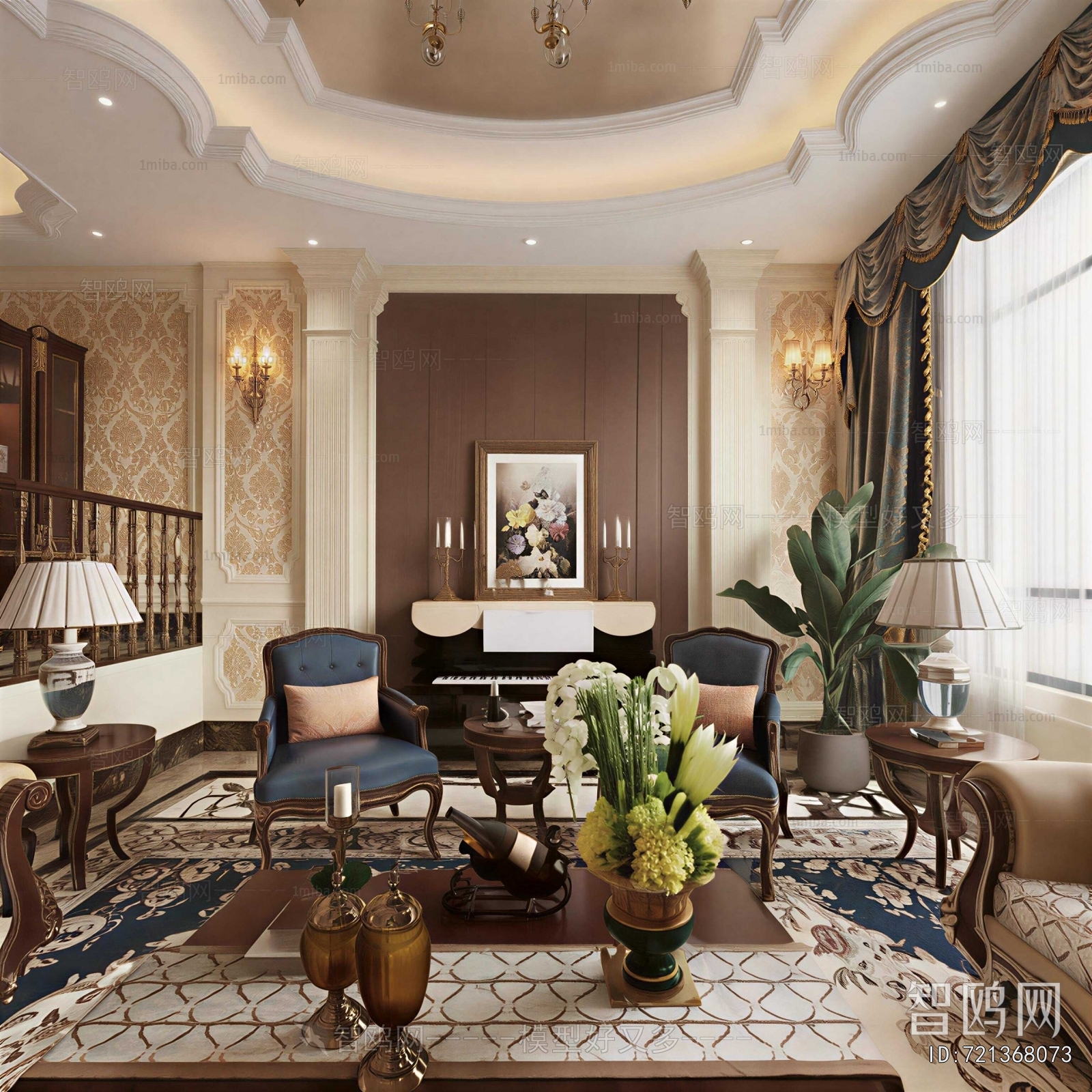 American Style A Living Room