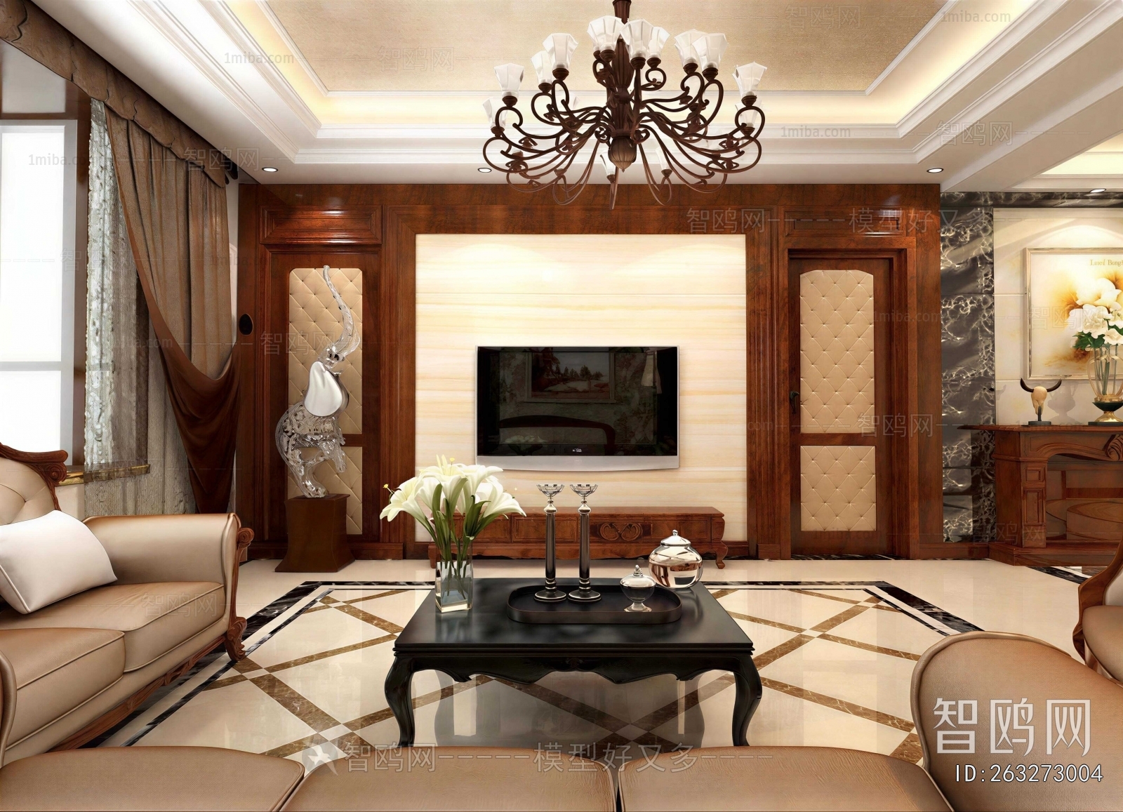 American Style A Living Room