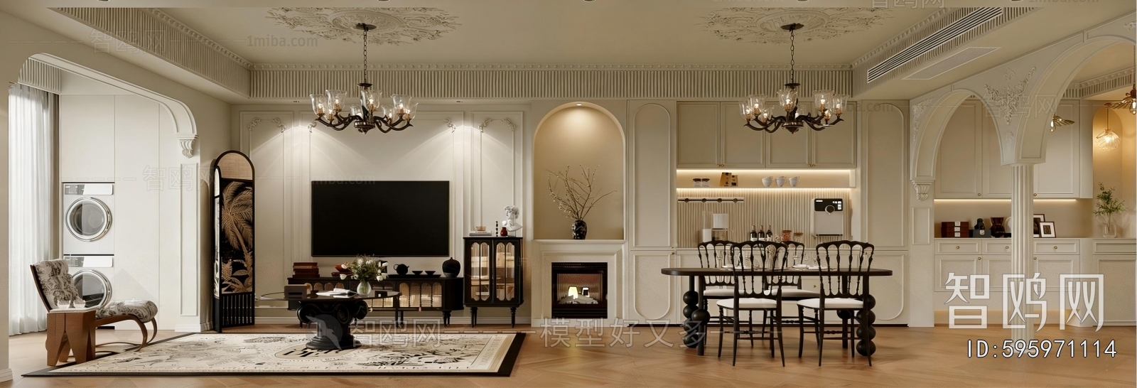 French Style A Living Room