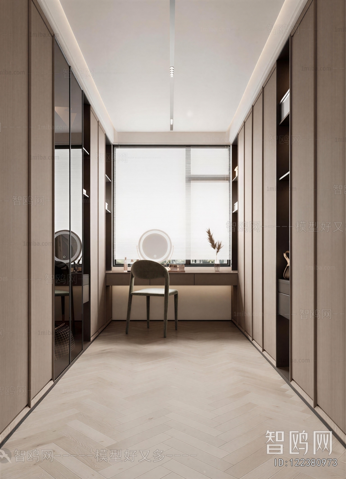 Modern Clothes Storage Area