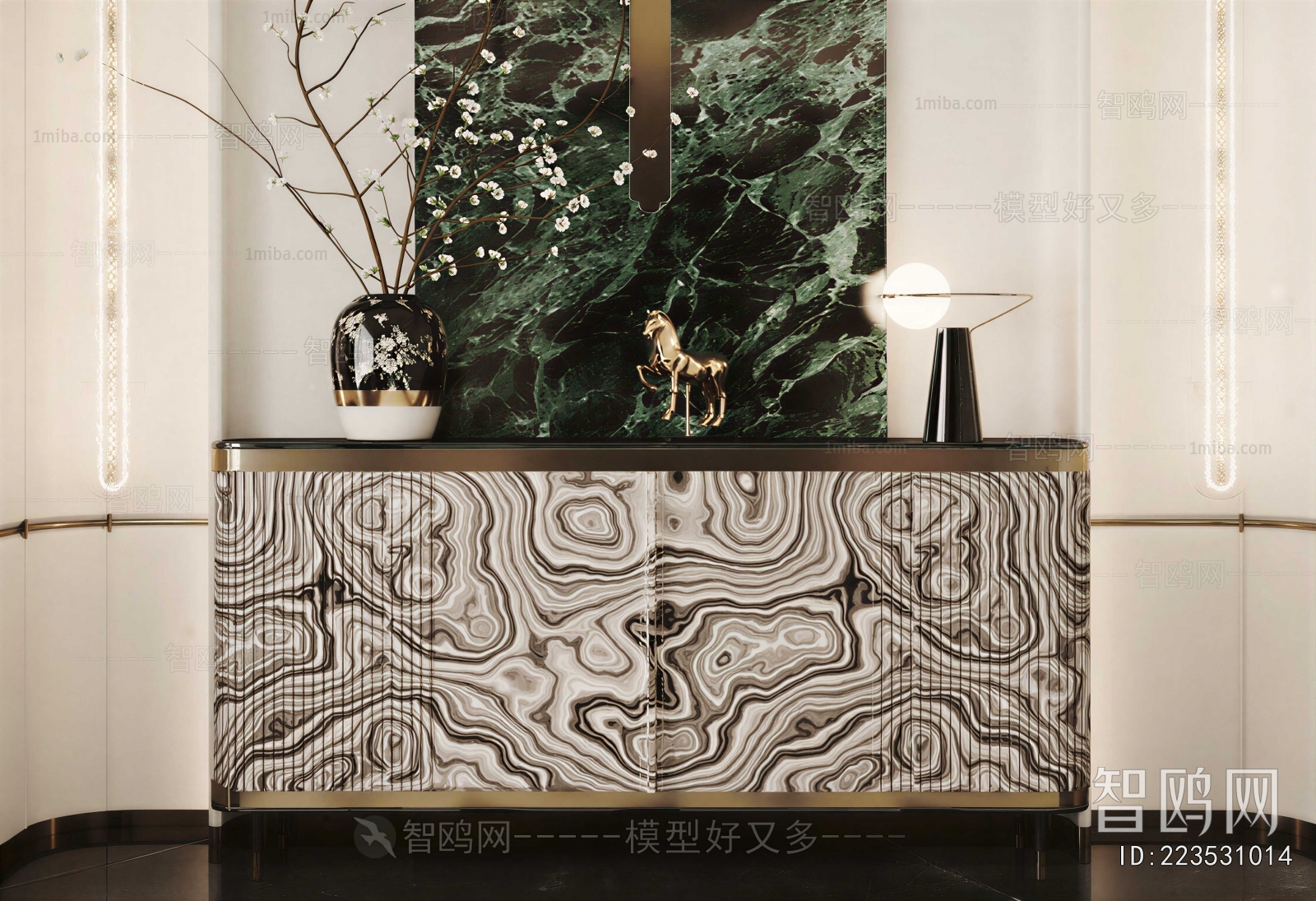 Modern Entrance Cabinet