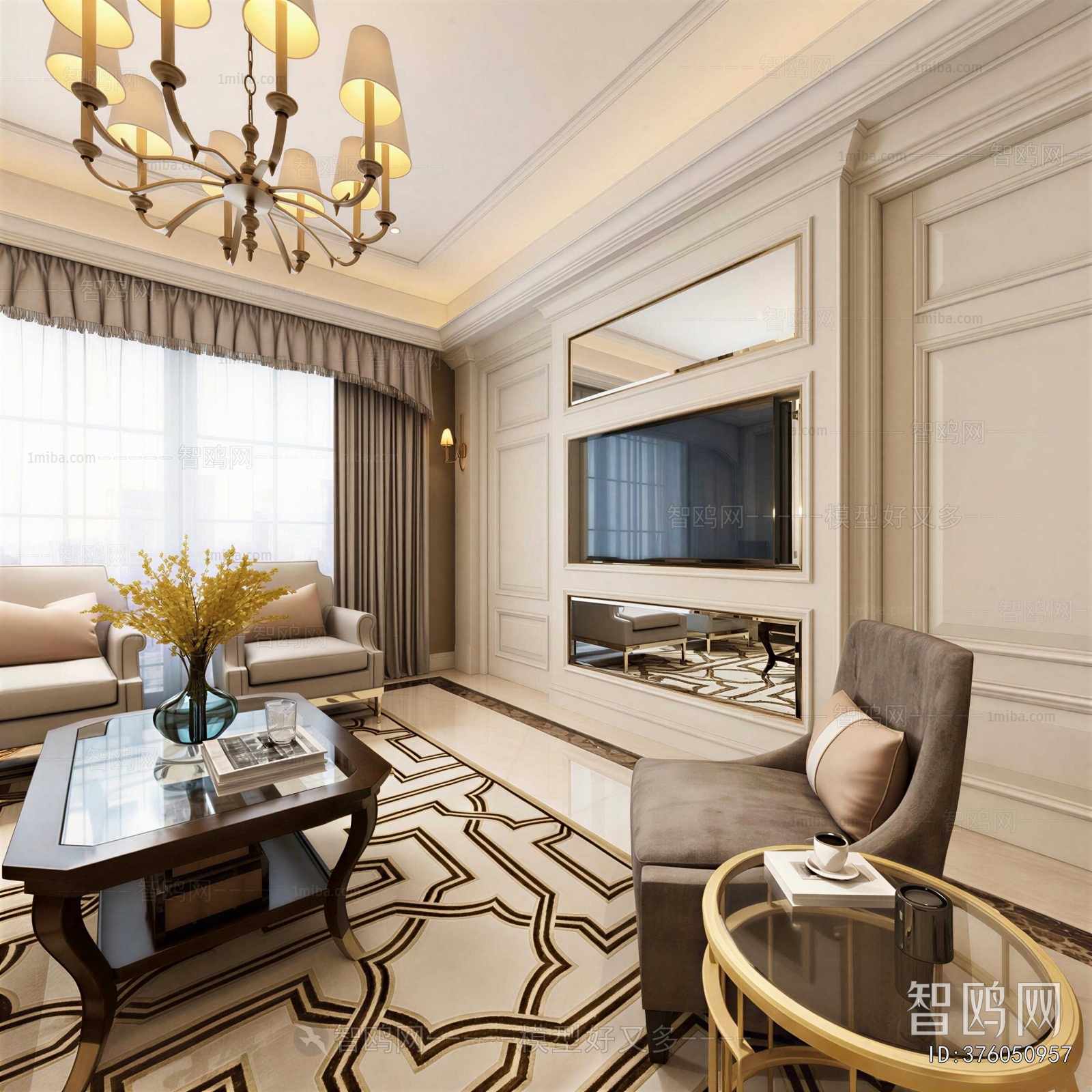 American Style A Living Room