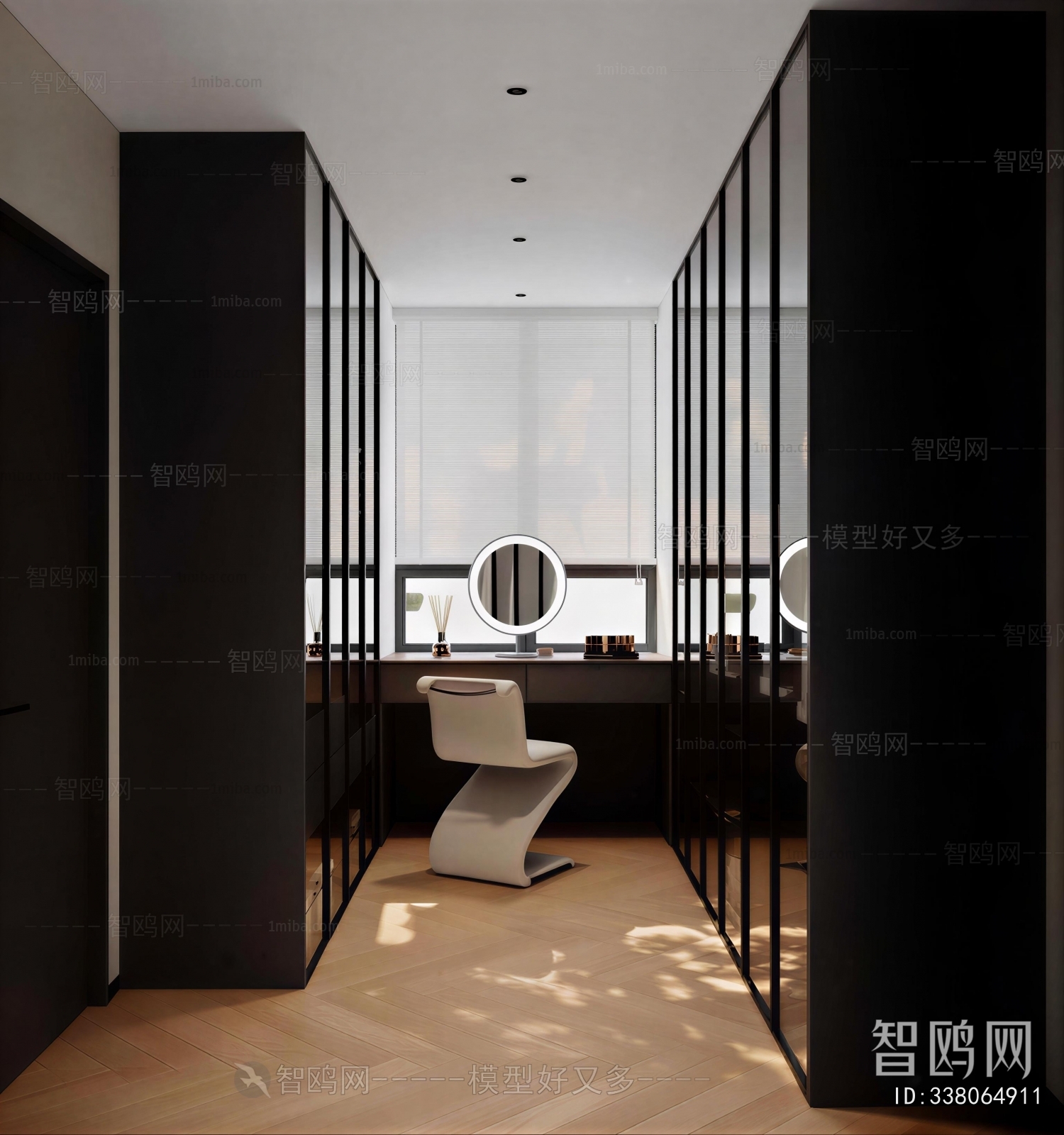 Modern Clothes Storage Area
