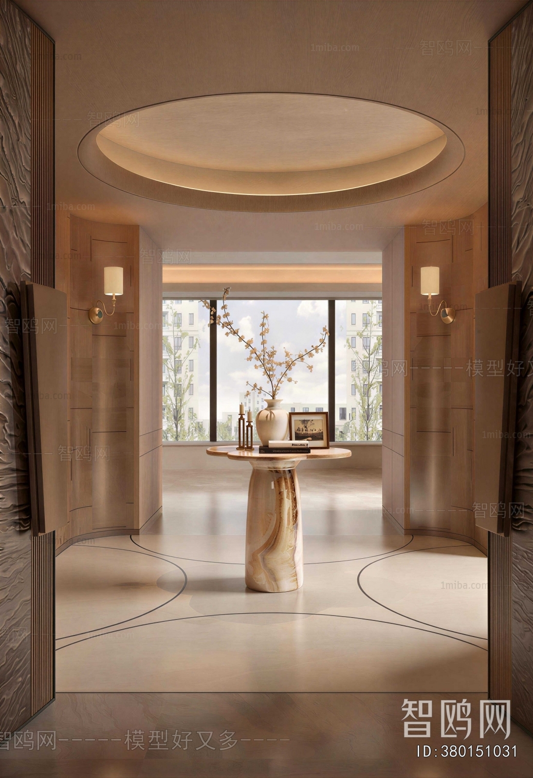 New Chinese Style Hallway
