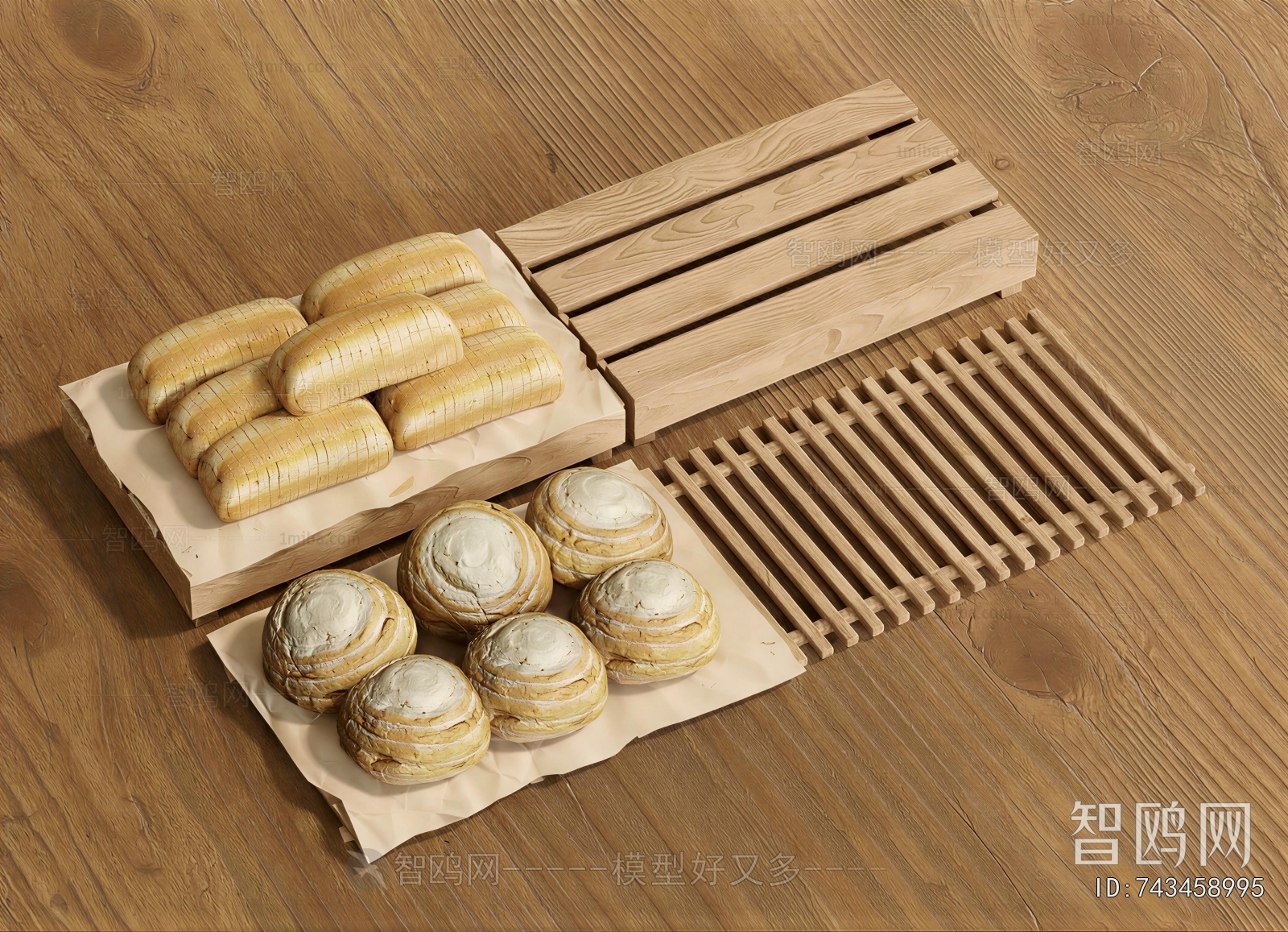 Modern Bread Cake