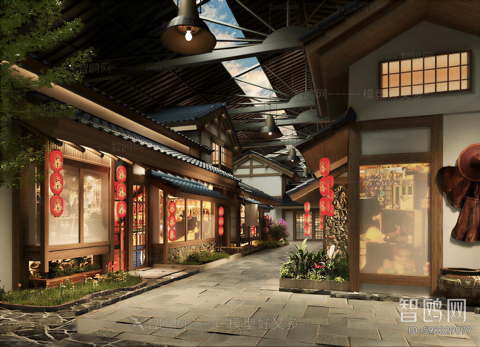 New Chinese Style Commercial Street