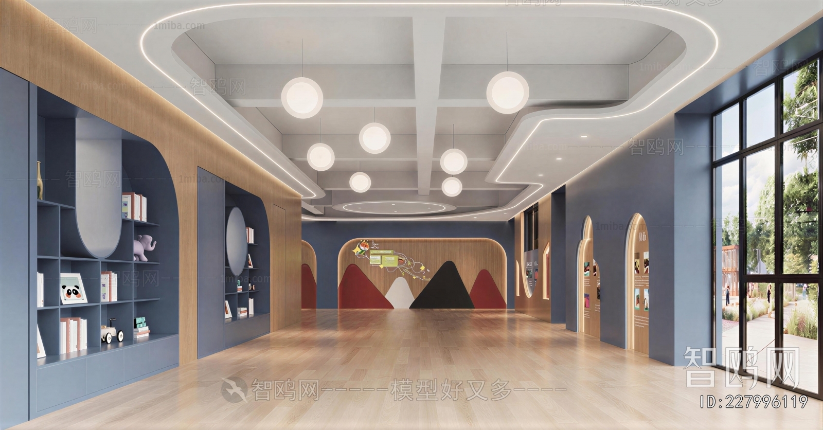 Modern Kindergarten Hall