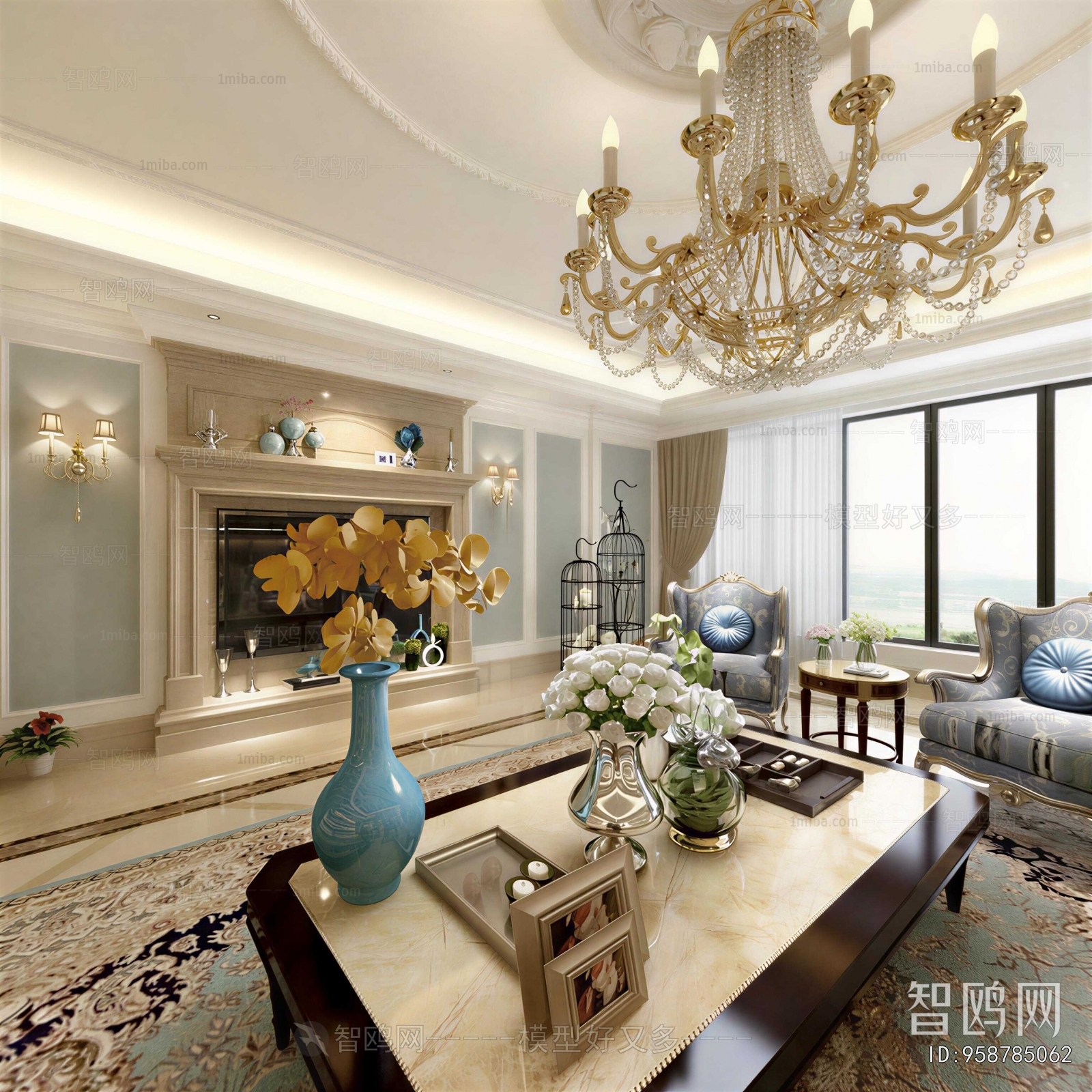European Style A Living Room