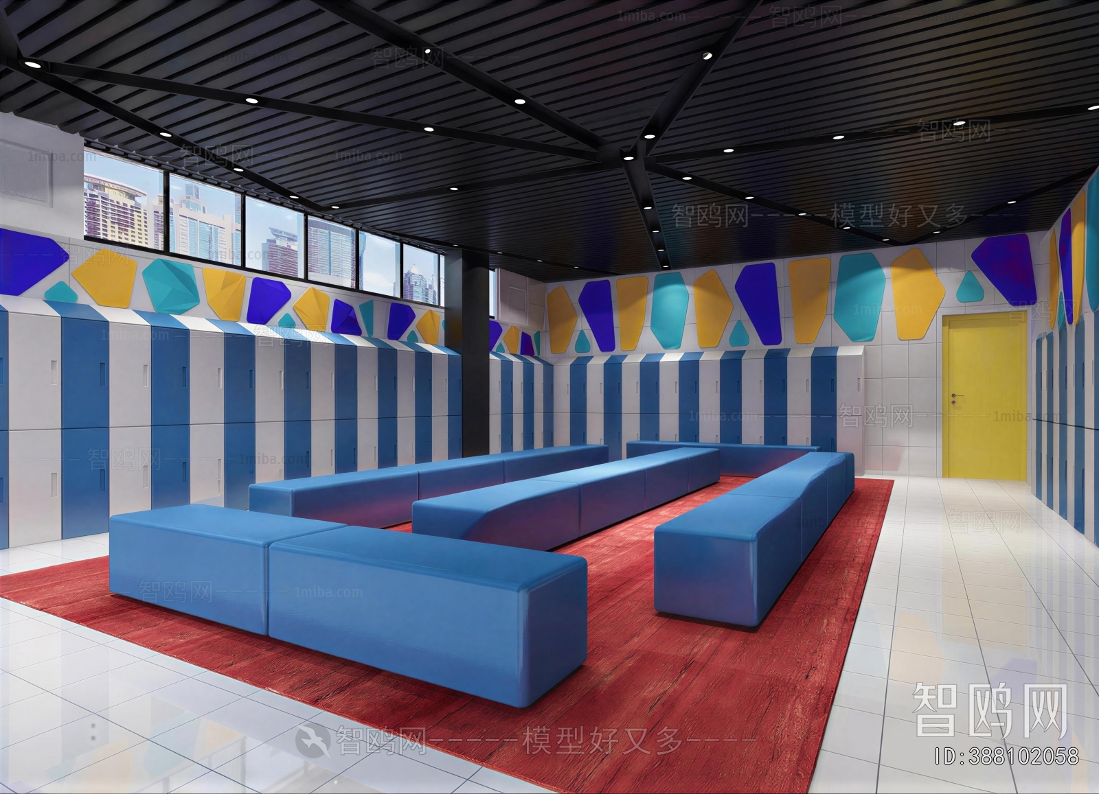 Modern Changing Room