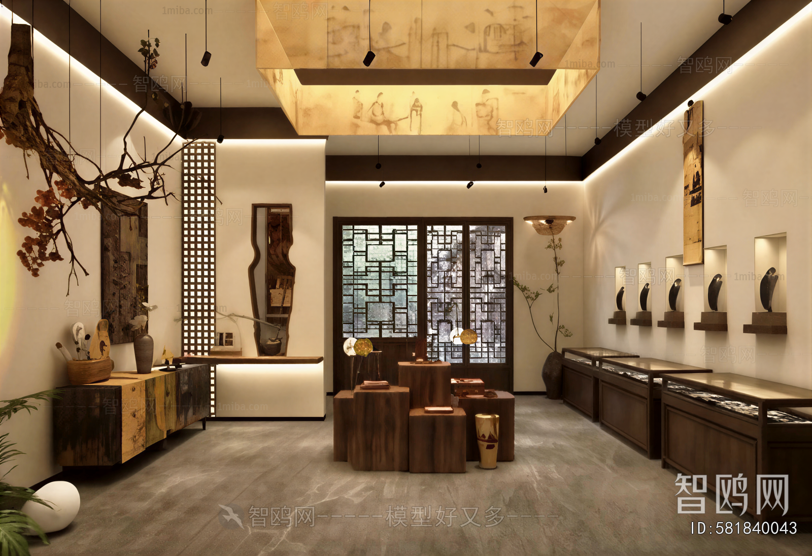 New Chinese Style Exhibition Hall