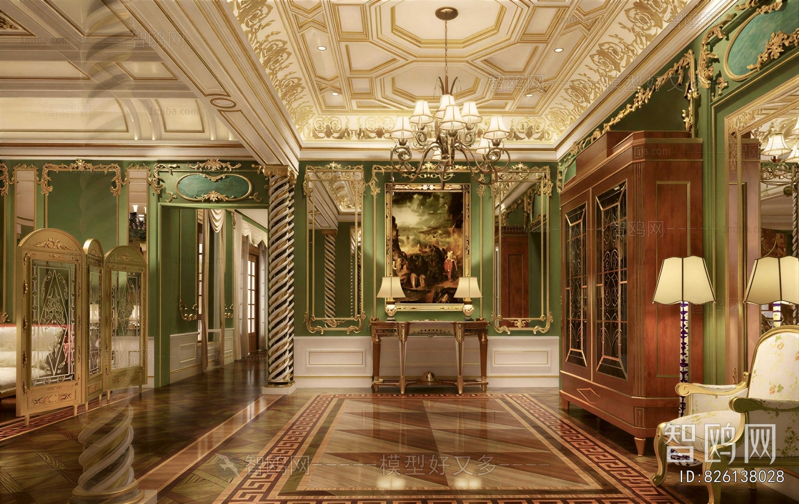 European Style Hallway