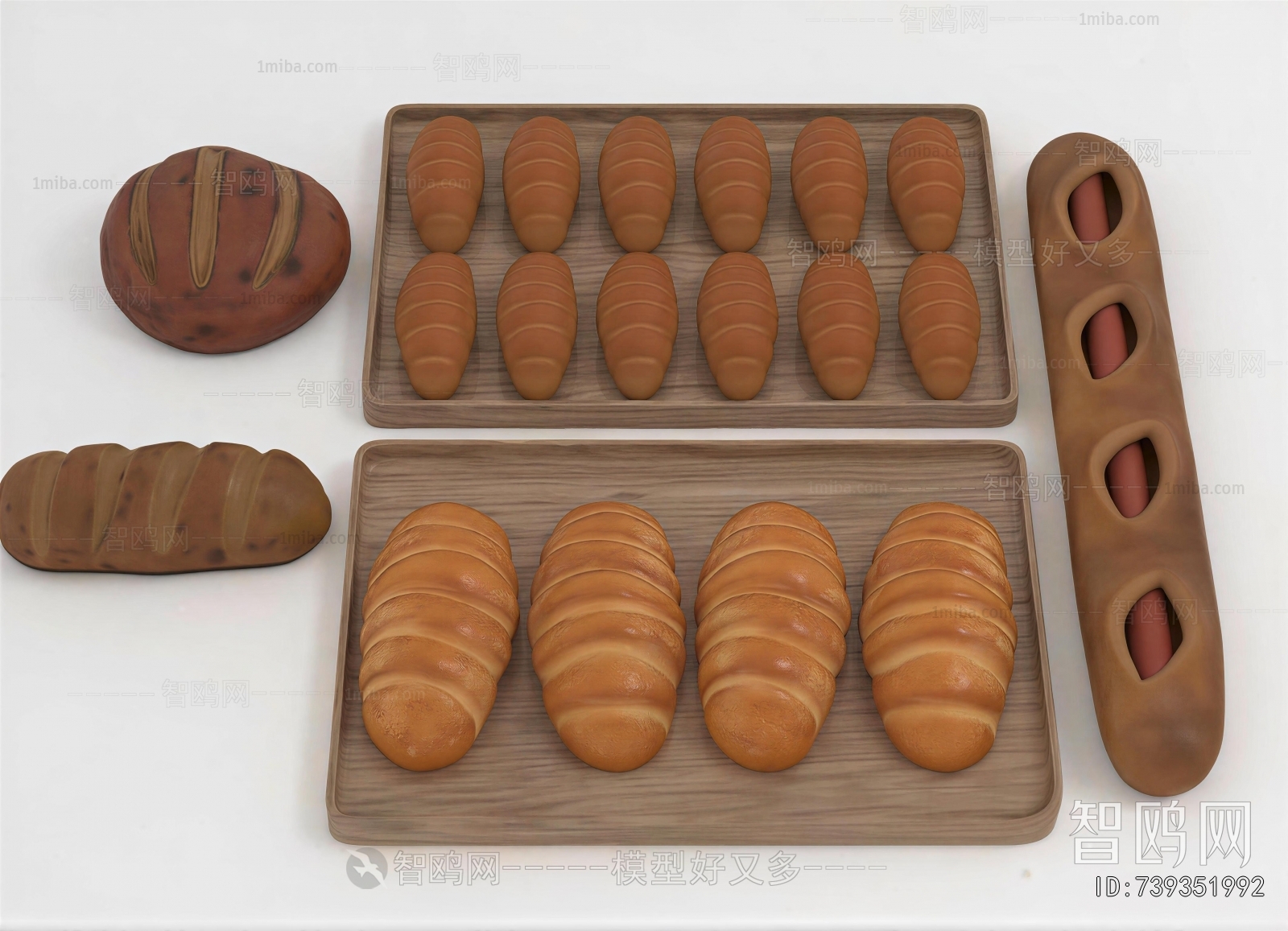 Modern Bread Cake