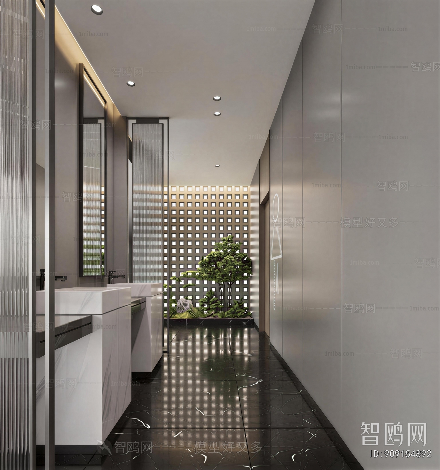 Modern Public Toilet