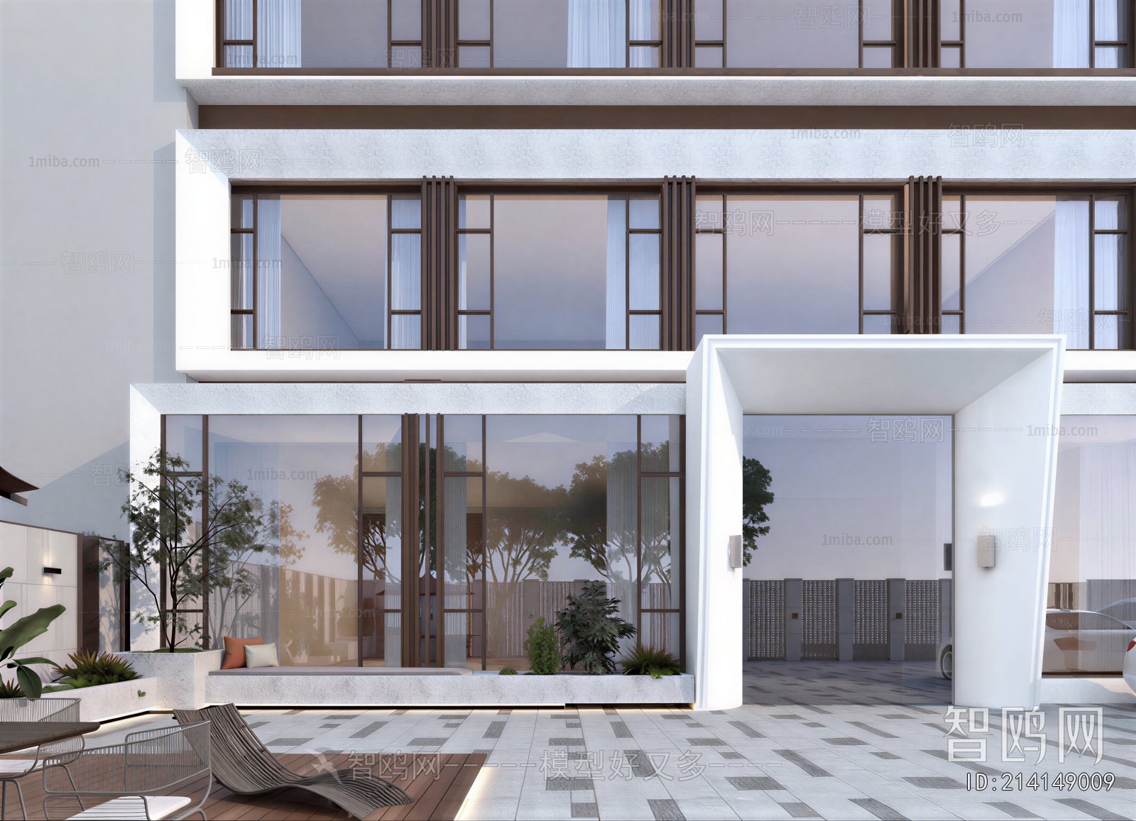 Modern Appearance Of Commercial Building