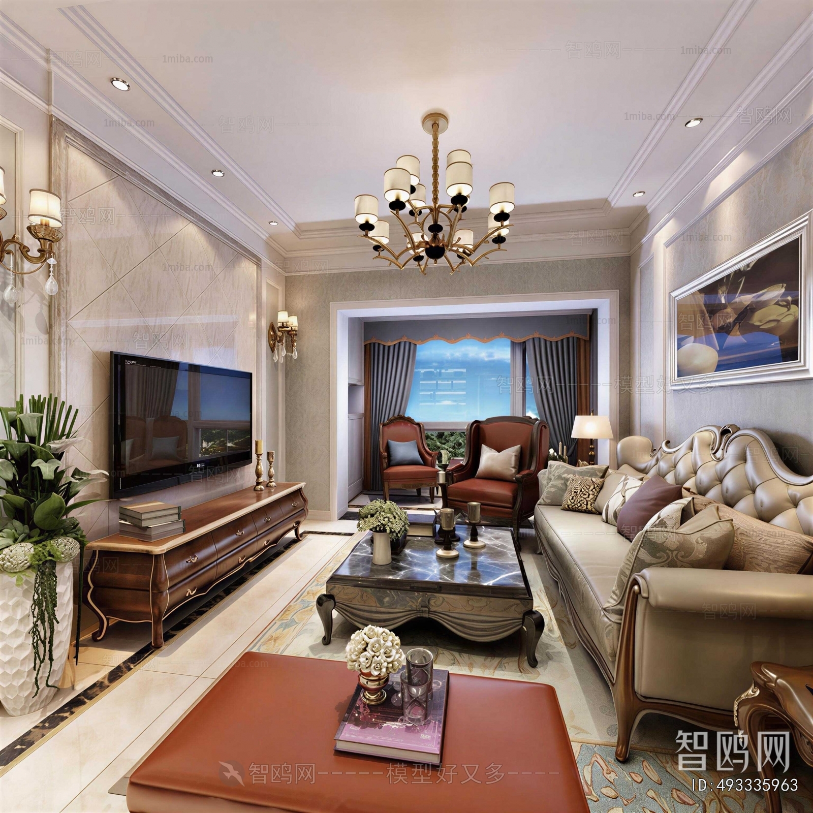 European Style A Living Room
