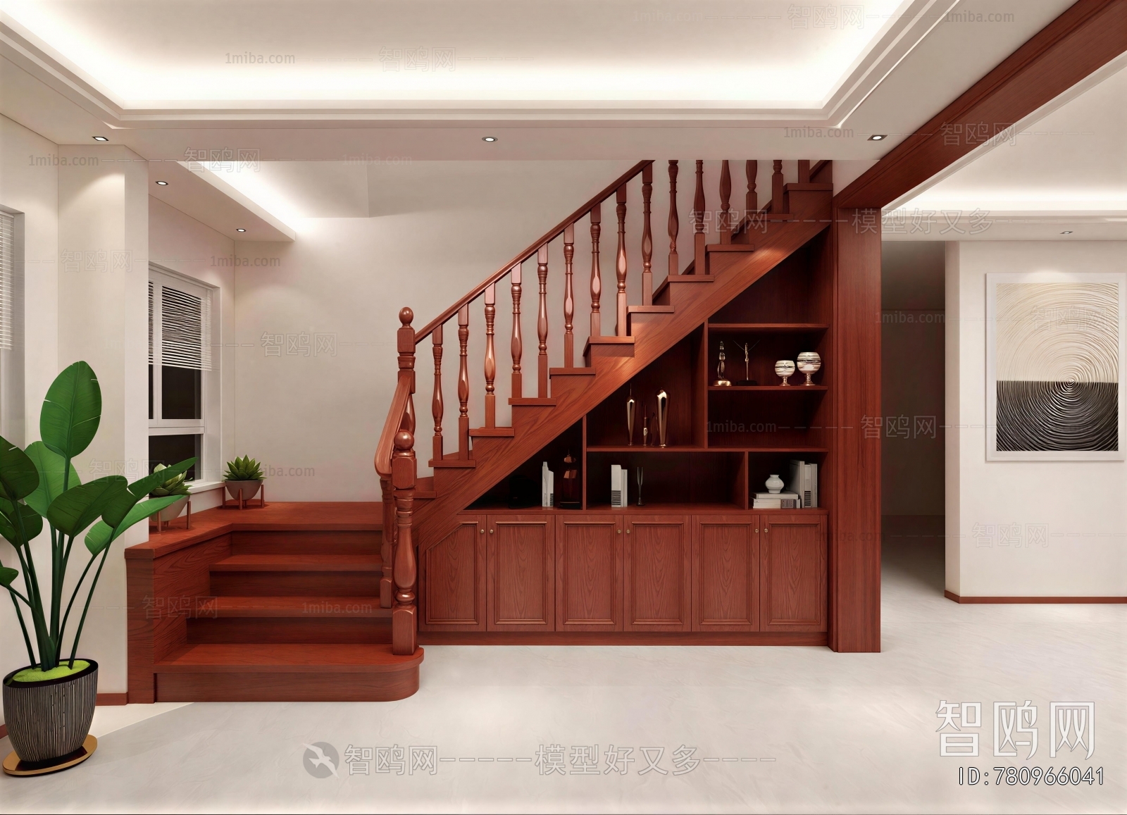 New Chinese Style Stairwell