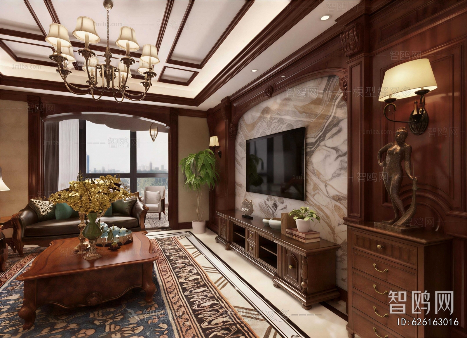 American Style A Living Room