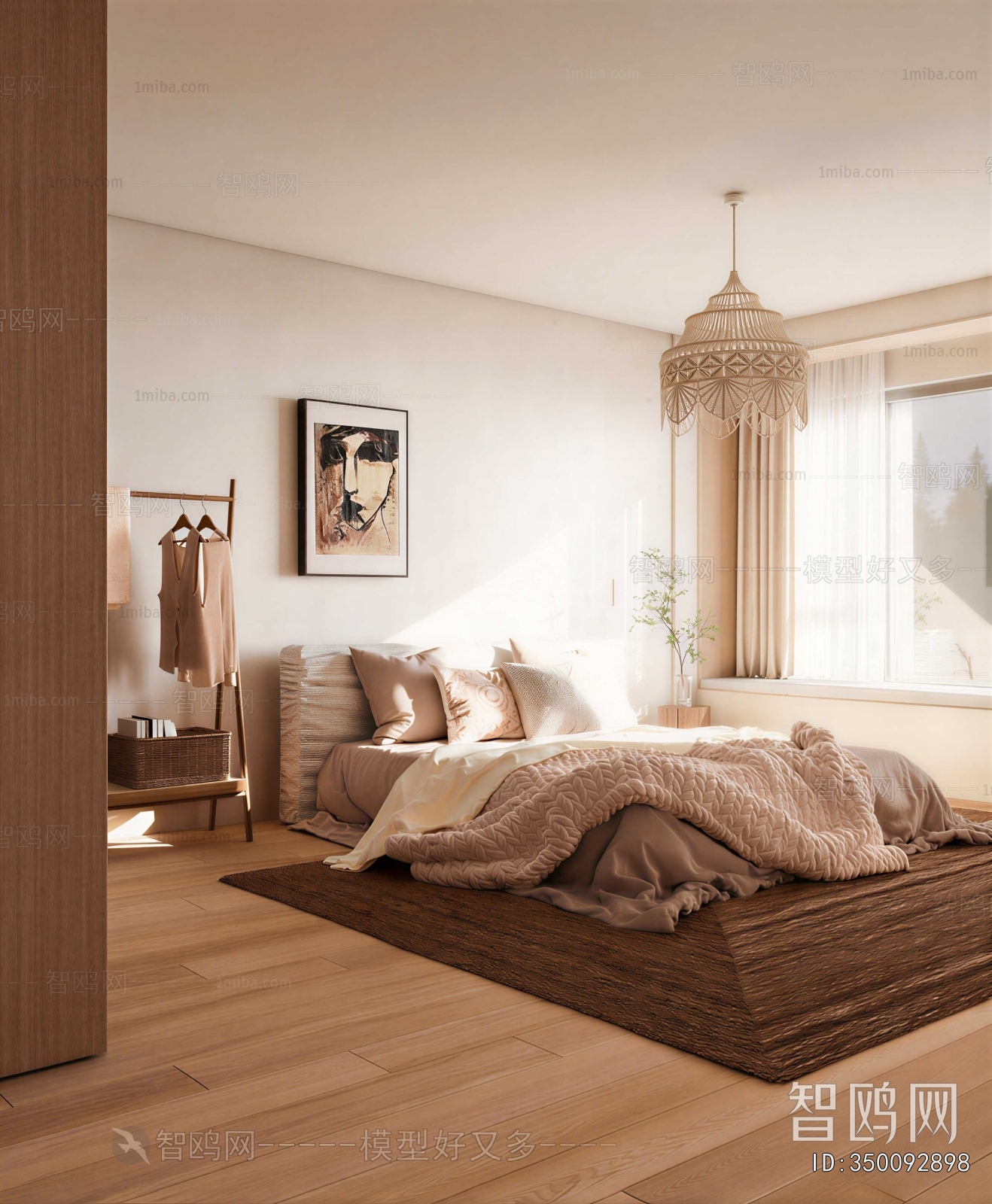 Wabi-sabi Style Bedroom