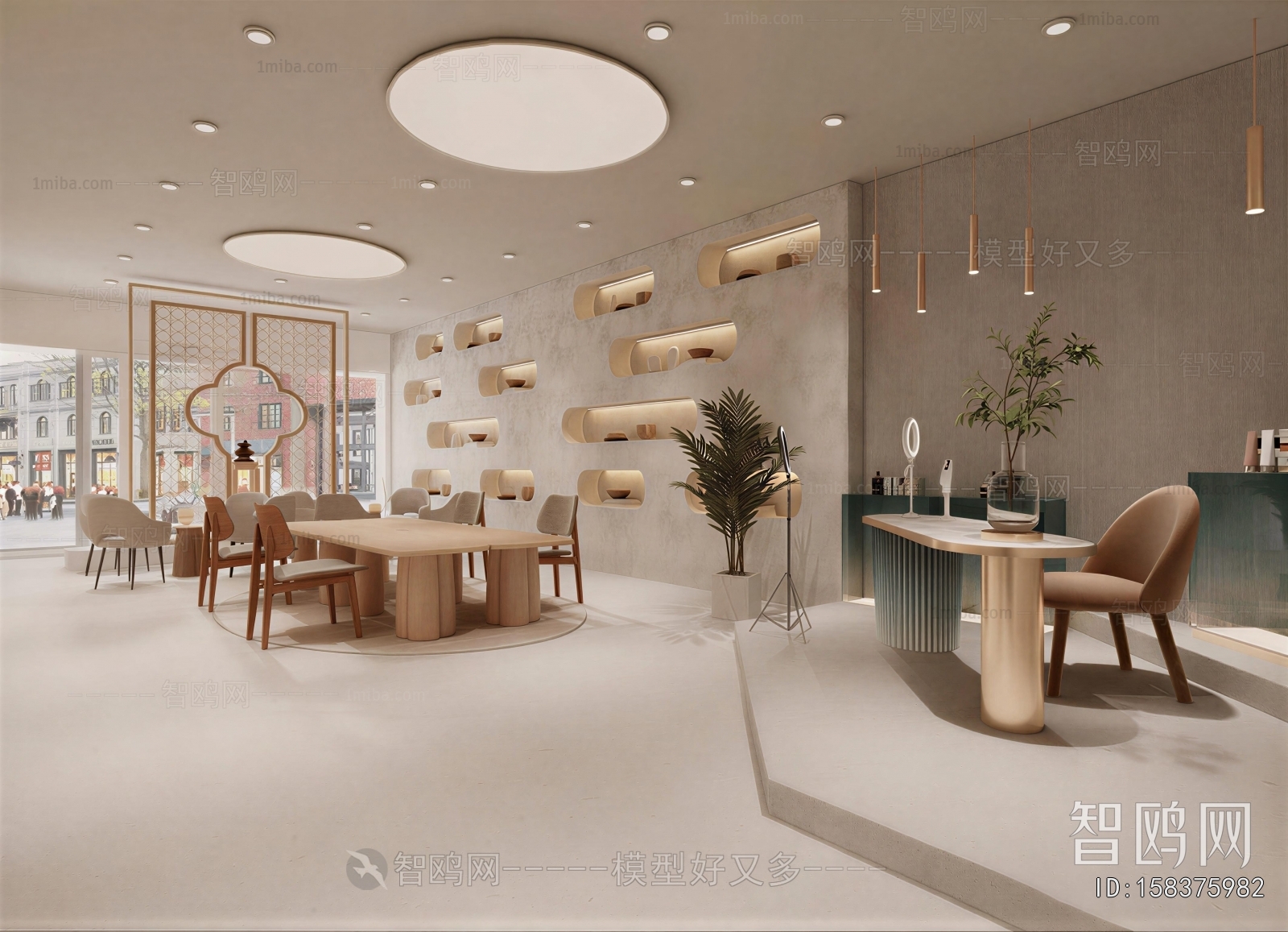 Wabi-sabi Style Beauty Salon