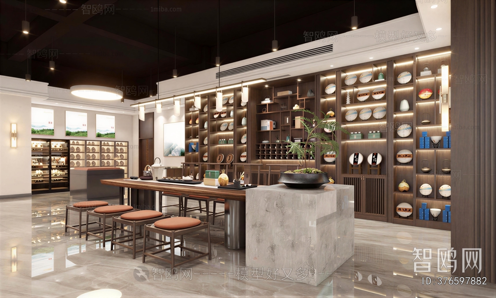 New Chinese Style Tea Shop