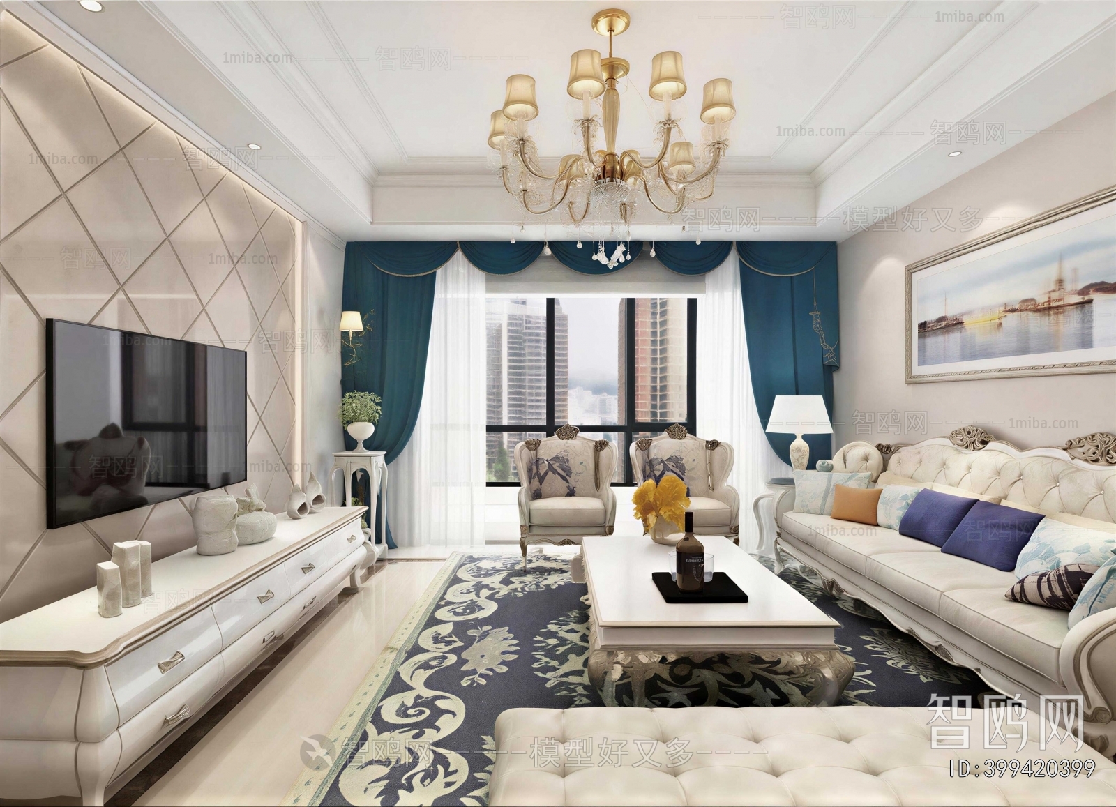 European Style A Living Room