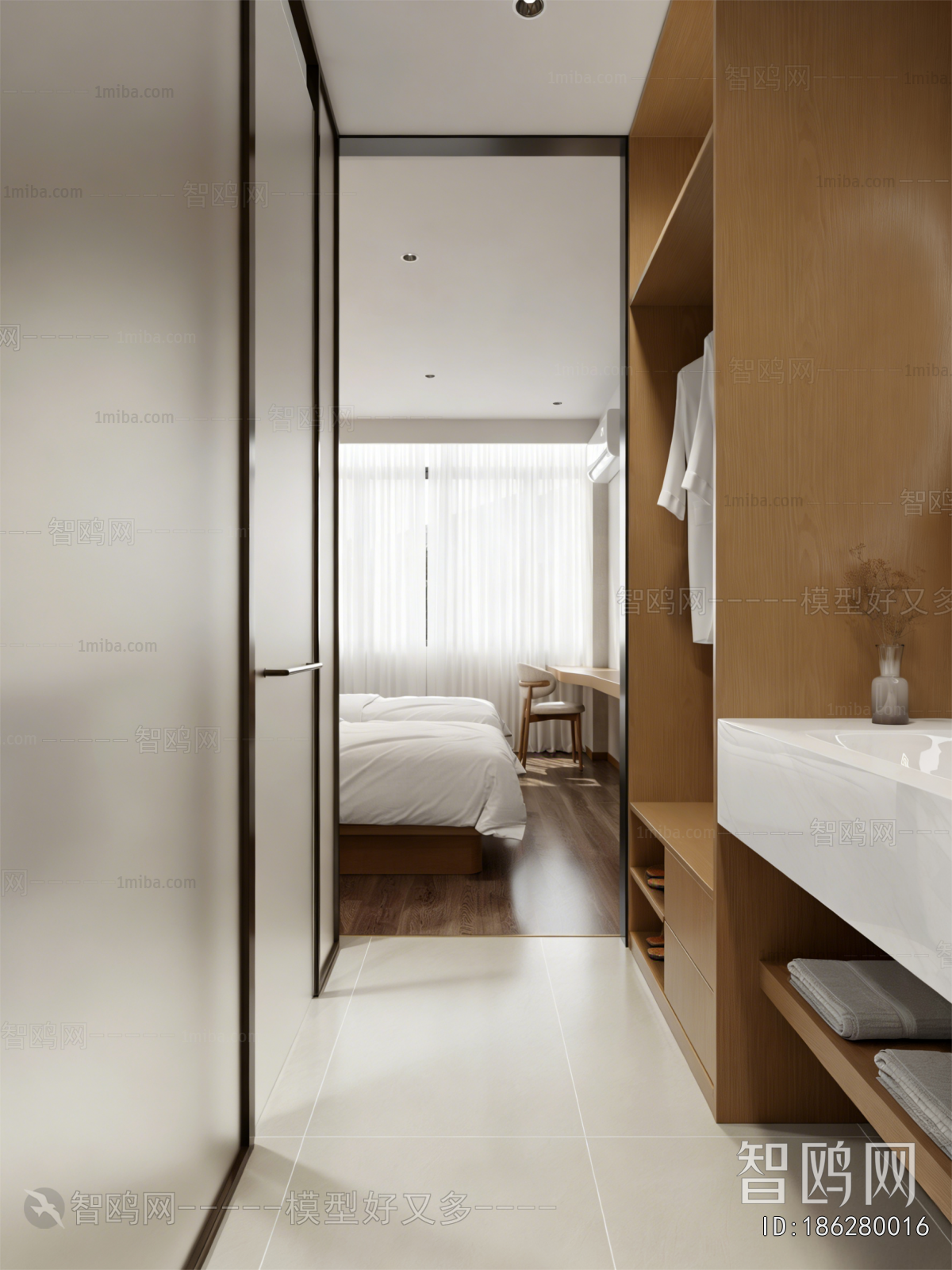 Modern Guest Room