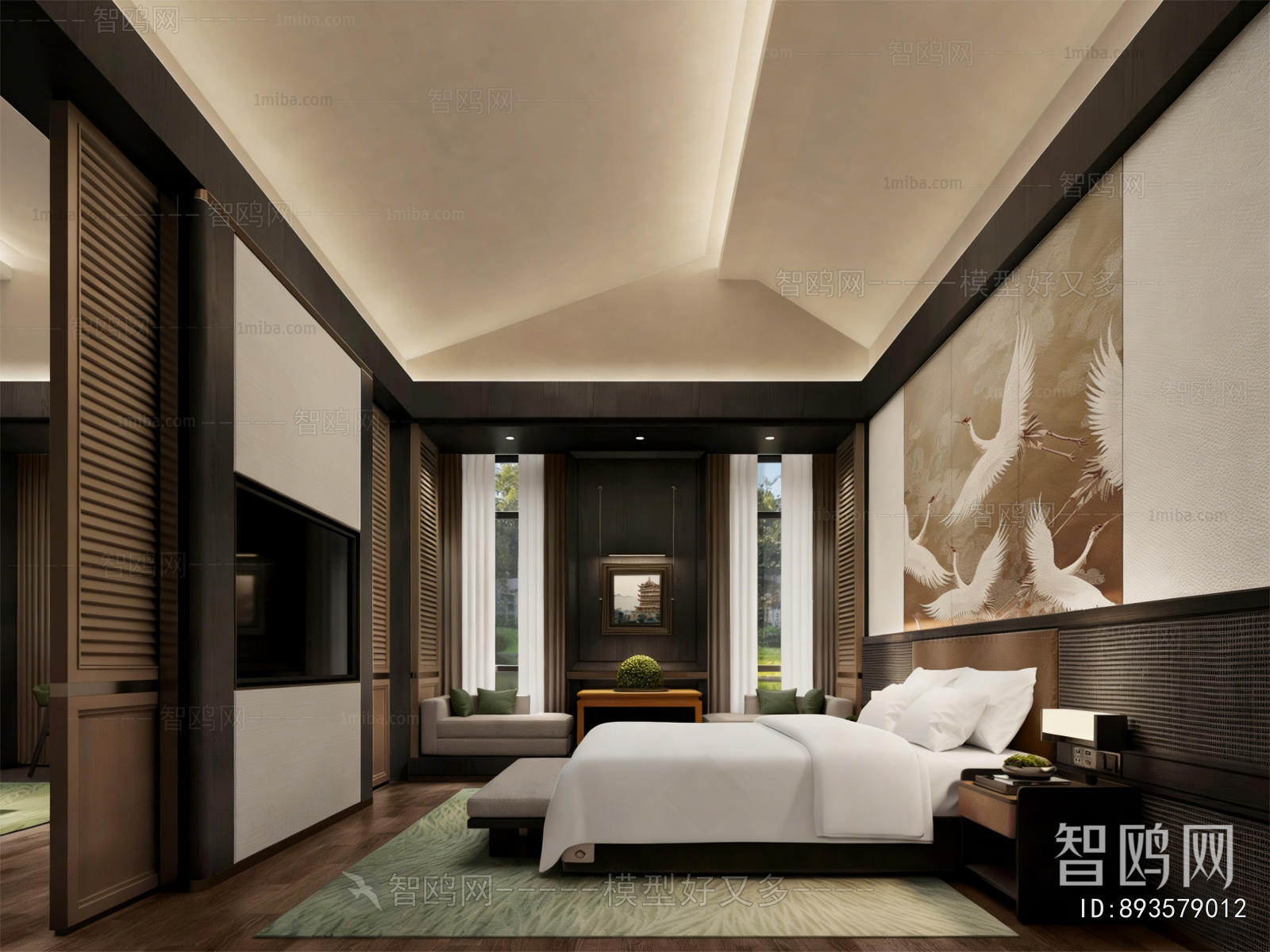 New Chinese Style Guest Room