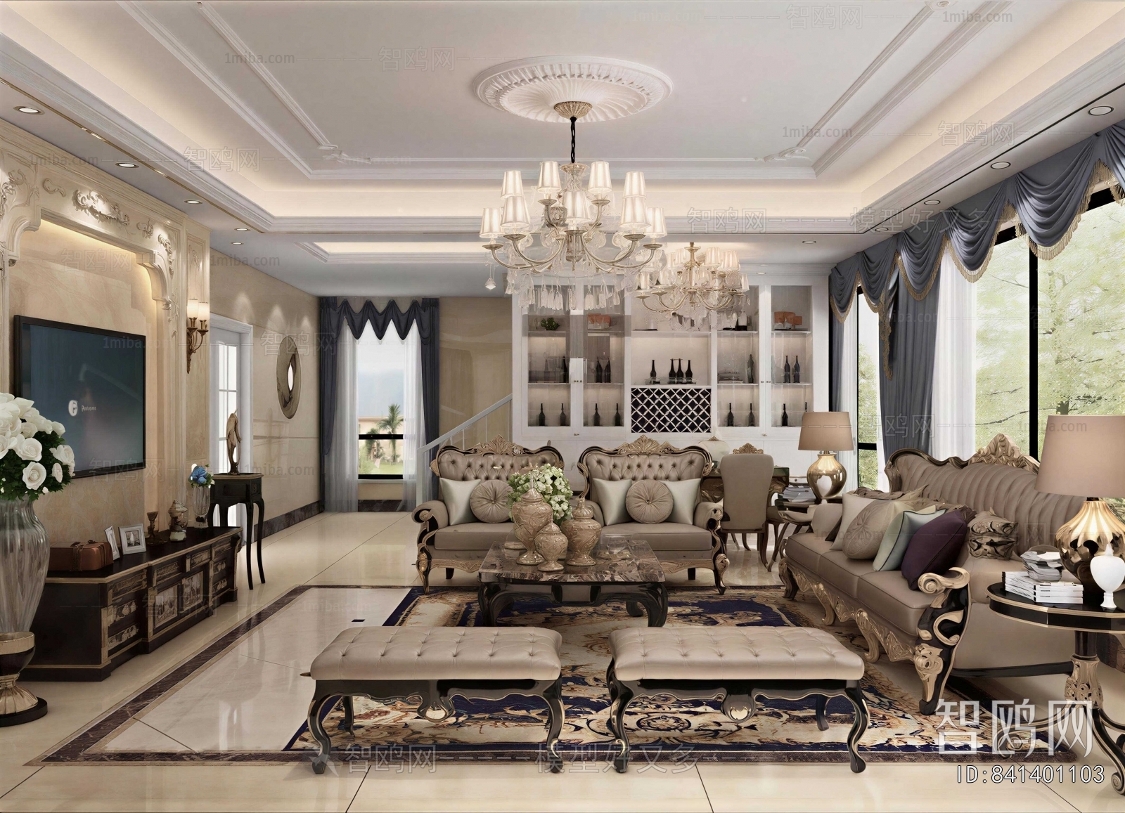 European Style A Living Room